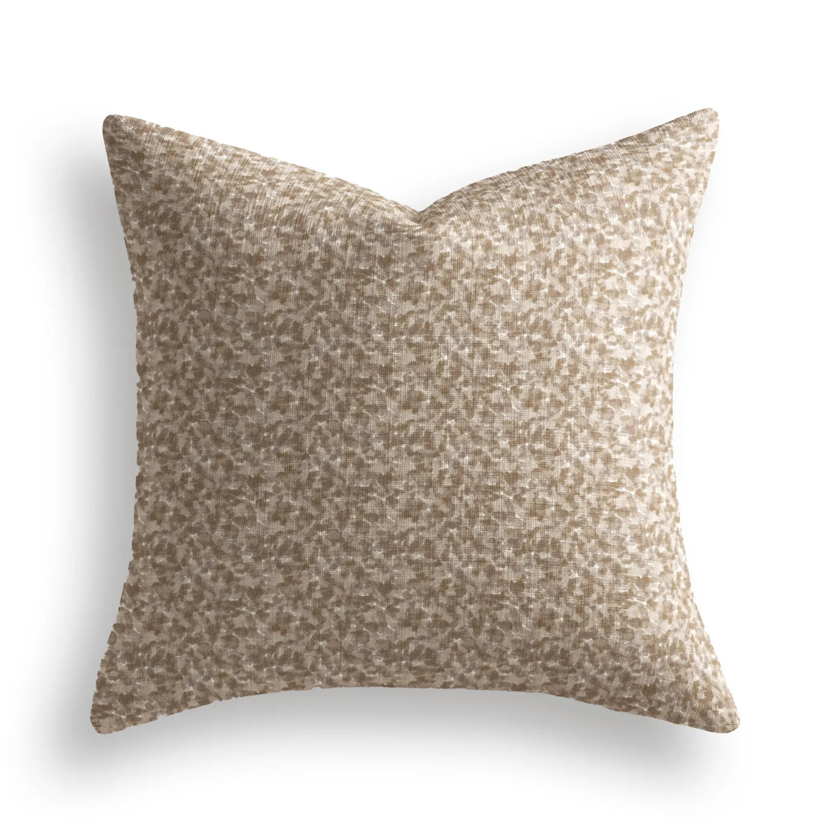 Tortoise Throw Pillow in Tulip by Emily Daws — Fauna Collection, made-to-order on Belgian linen