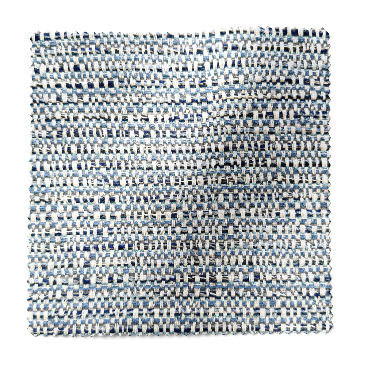 Tweed Fabric Swatch in Bluebird