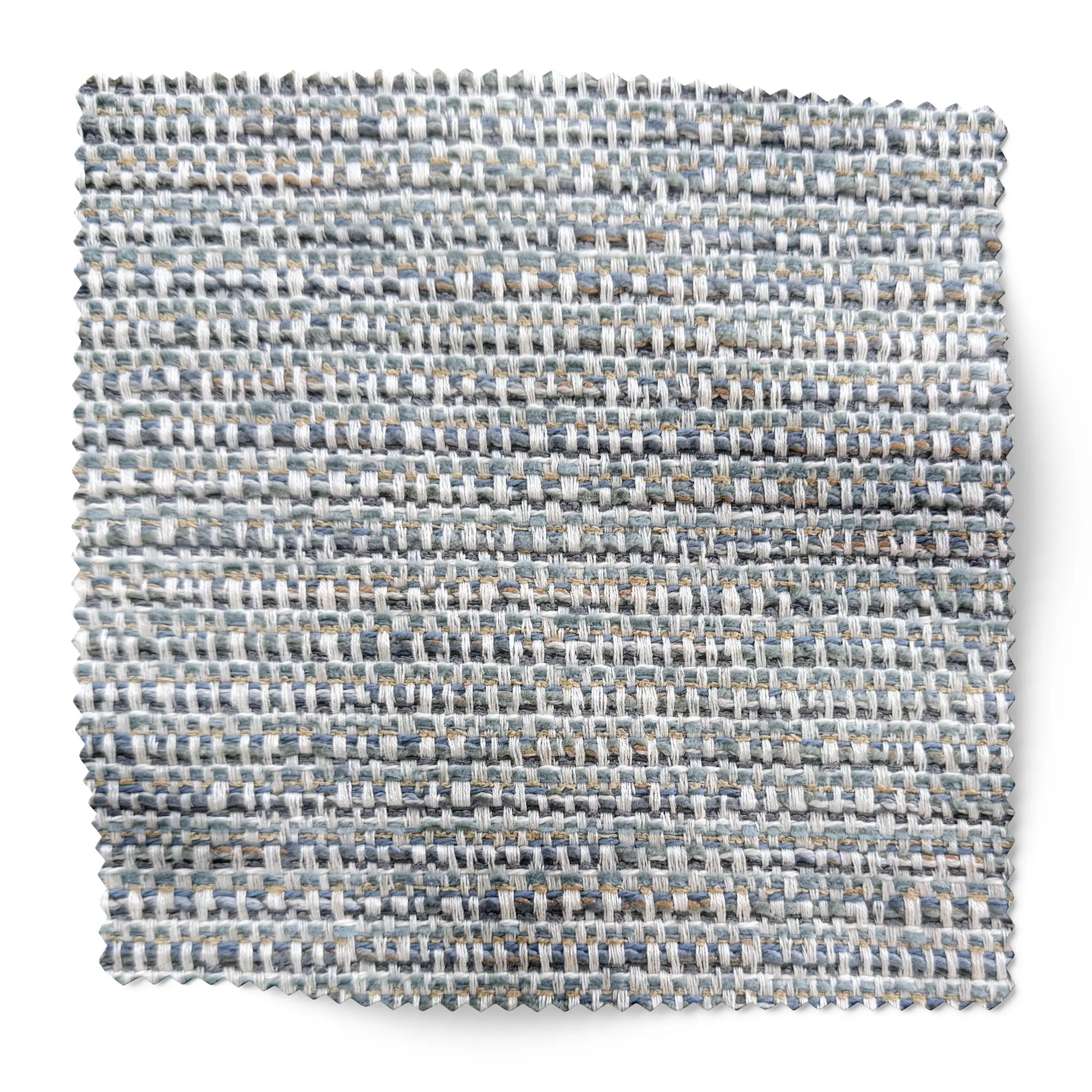 Tweed Fabric Swatch in Saltwater