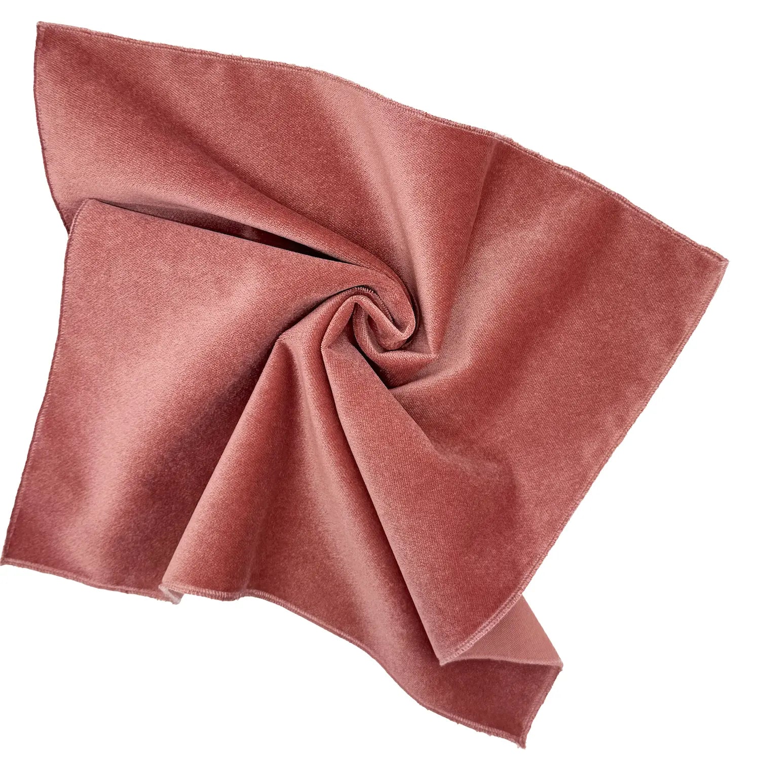Velvet Fabric in Berry