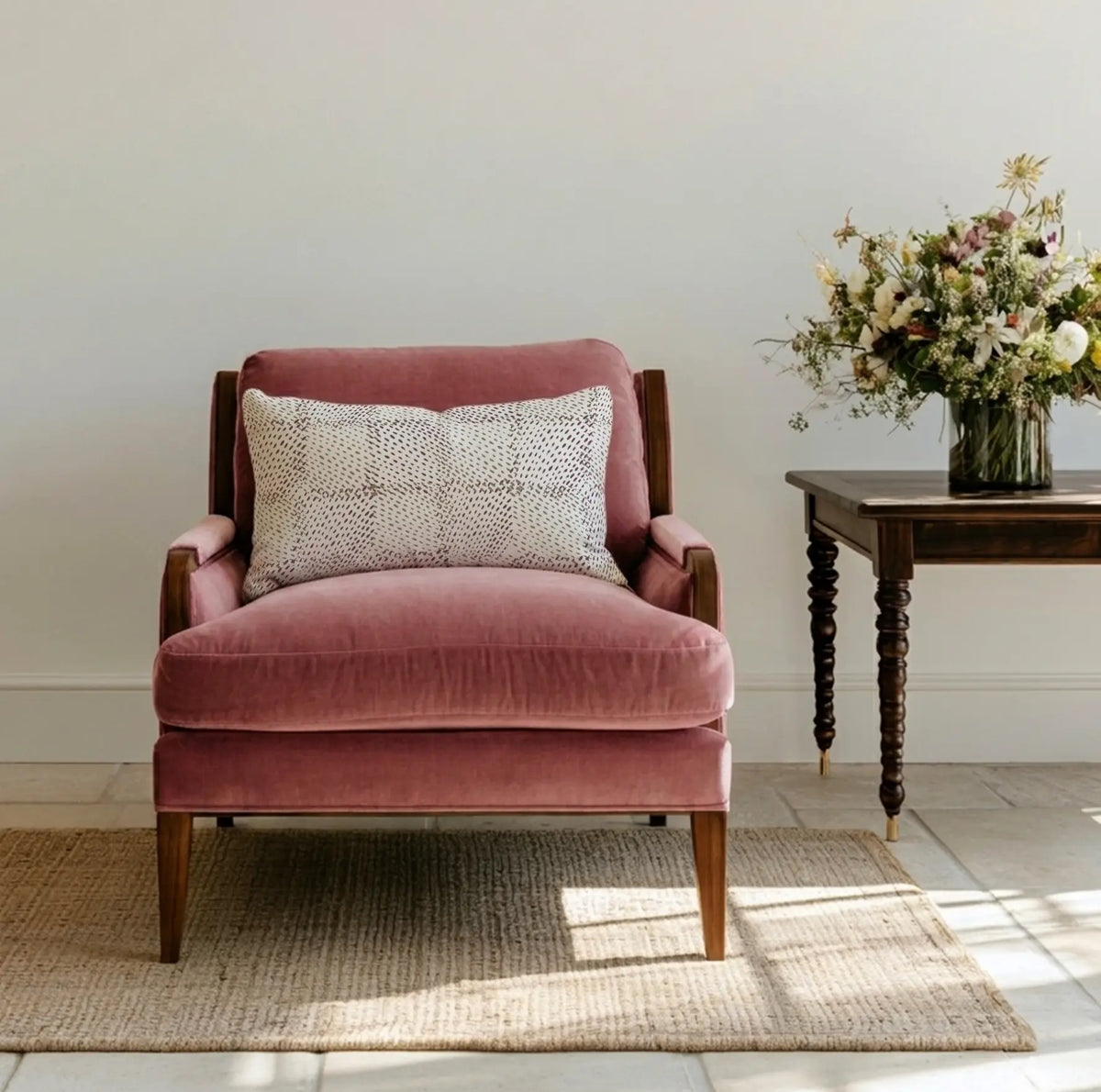 Velvet Fabric in Berry