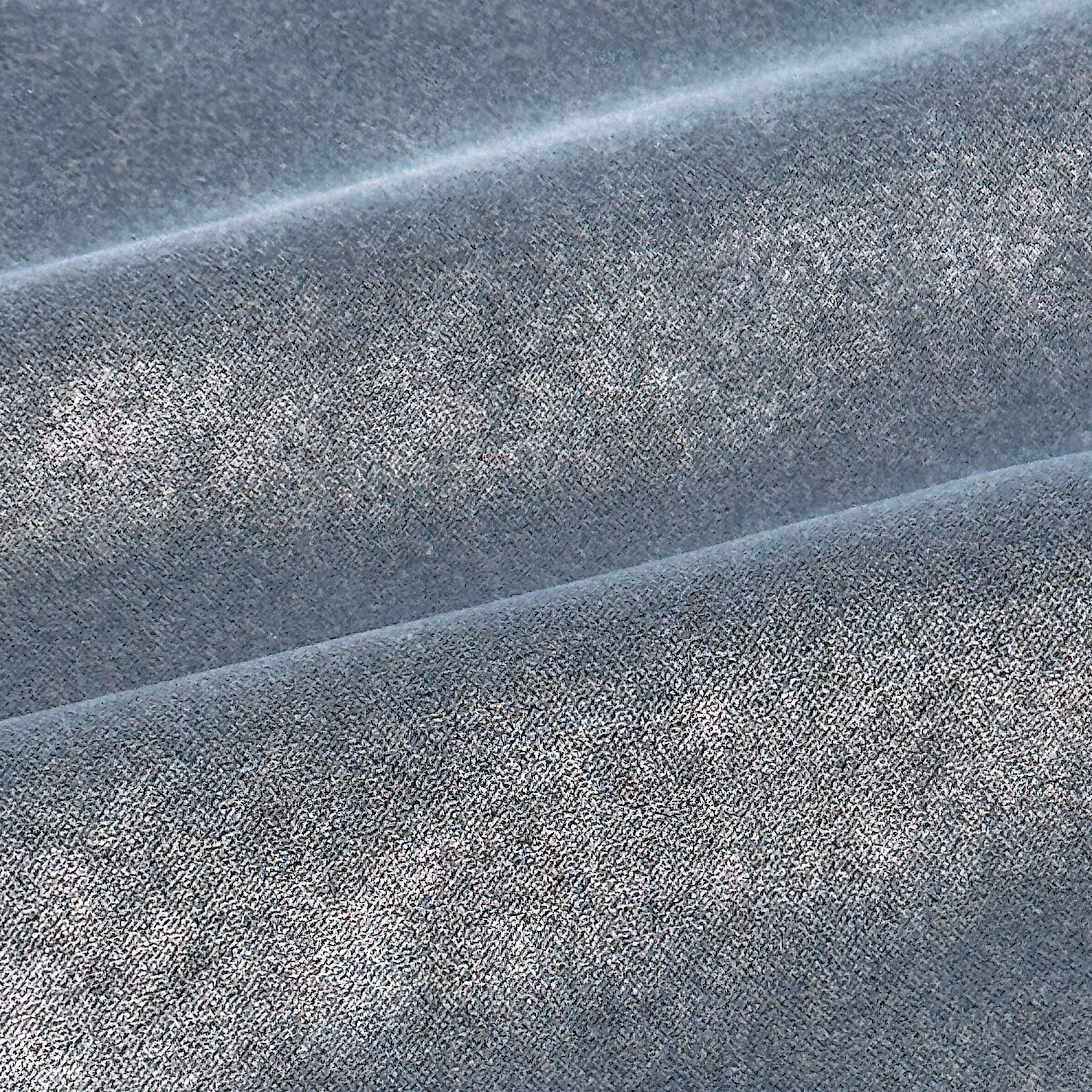 Velvet Fabric Swatch in Denim