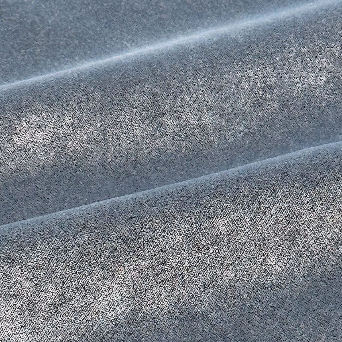 Velvet Fabric Swatch in Denim