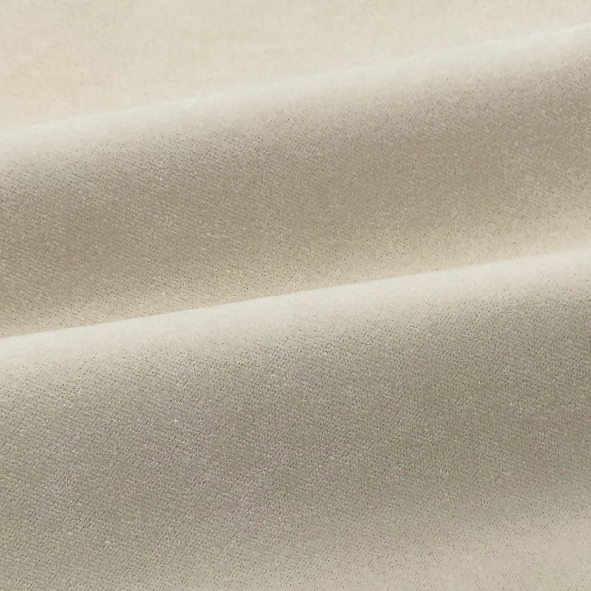 Velvet Fabric Swatch in Parchment