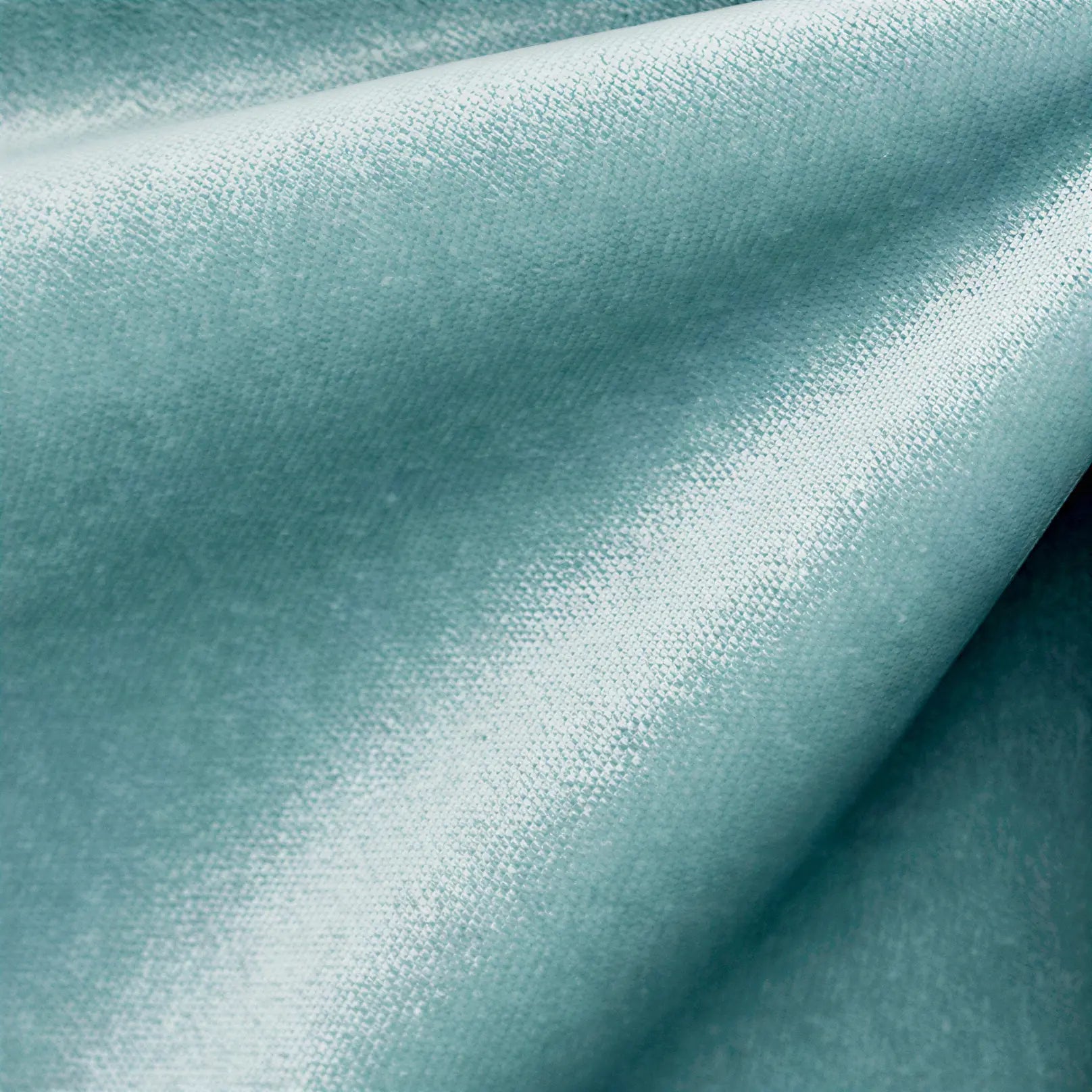 Velvet Fabric in Seaglass