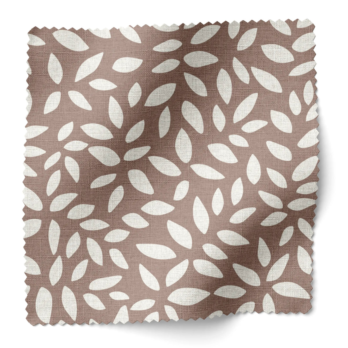 Wadmalaw fabric swatch in Tea by Emily Daws — 6x6 Belgian linen sample, Sea Island Collection