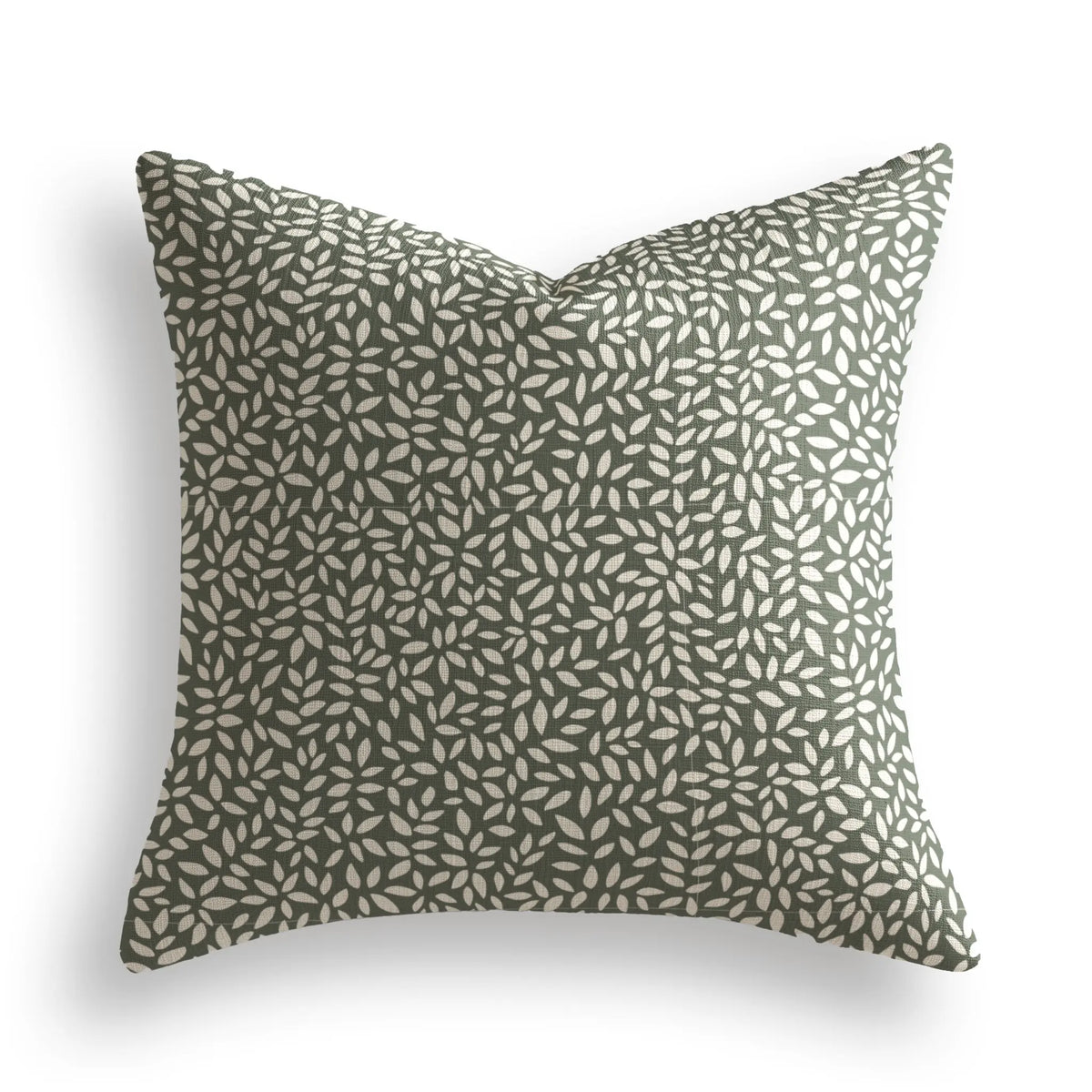 Wadmalaw Throw Pillow in Forest by Emily Daws — Sea Island Collection, made-to-order on Belgian linen