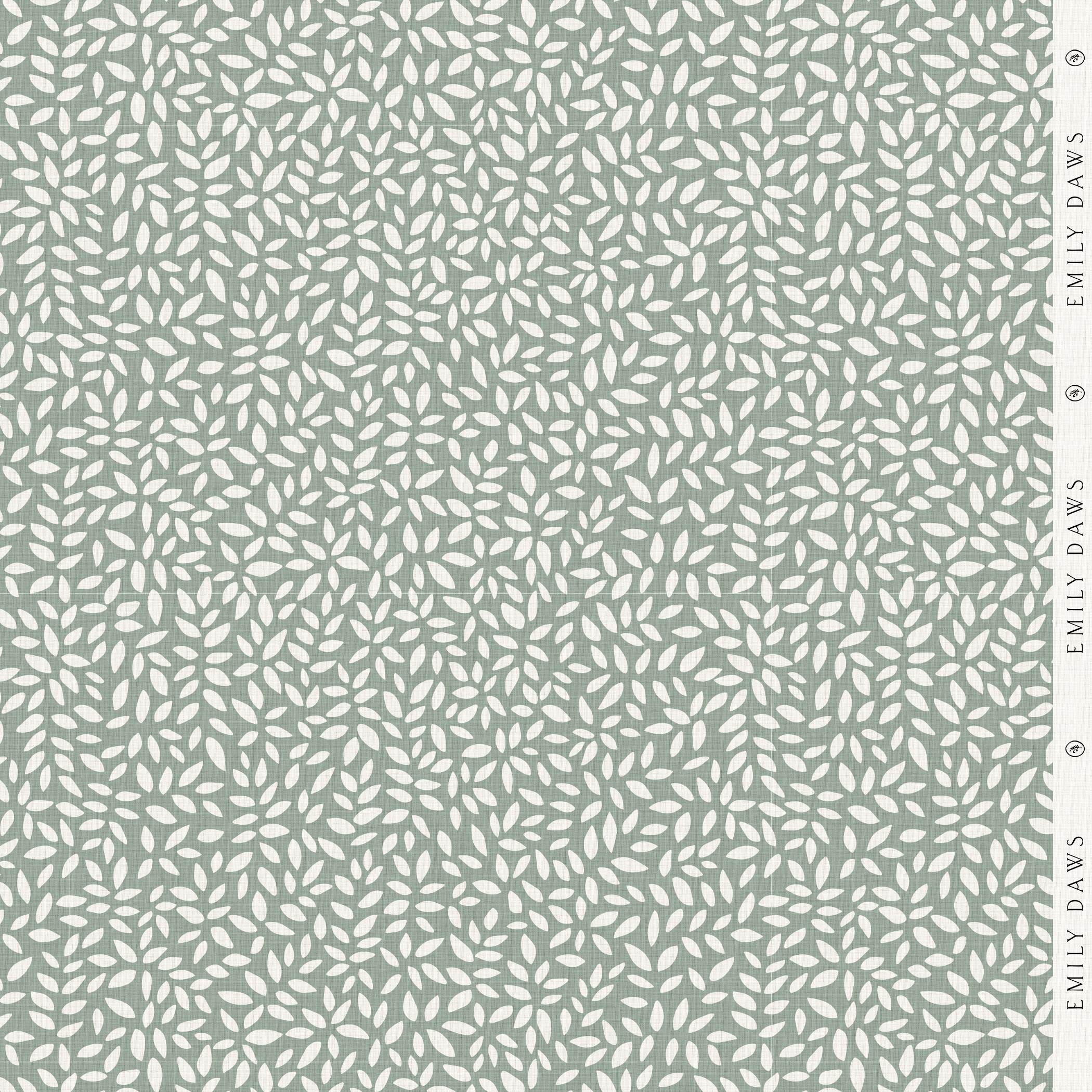 Wadmalaw fabric in Sage by Emily Daws styled in an interior β Sea Island Collection