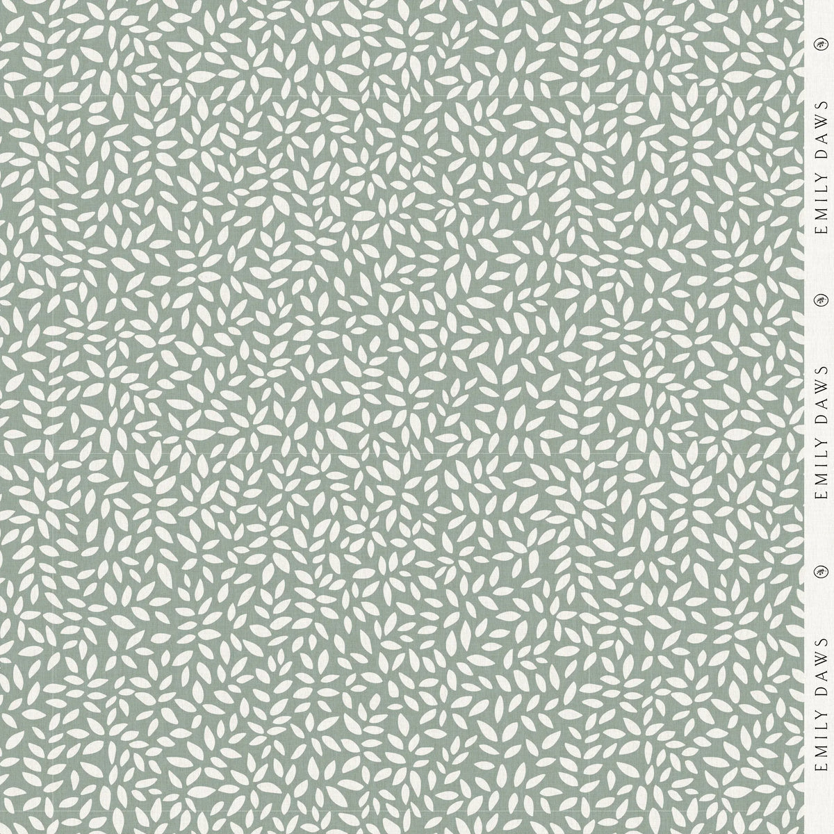 Wadmalaw fabric in Sage by Emily Daws styled in an interior — Sea Island Collection