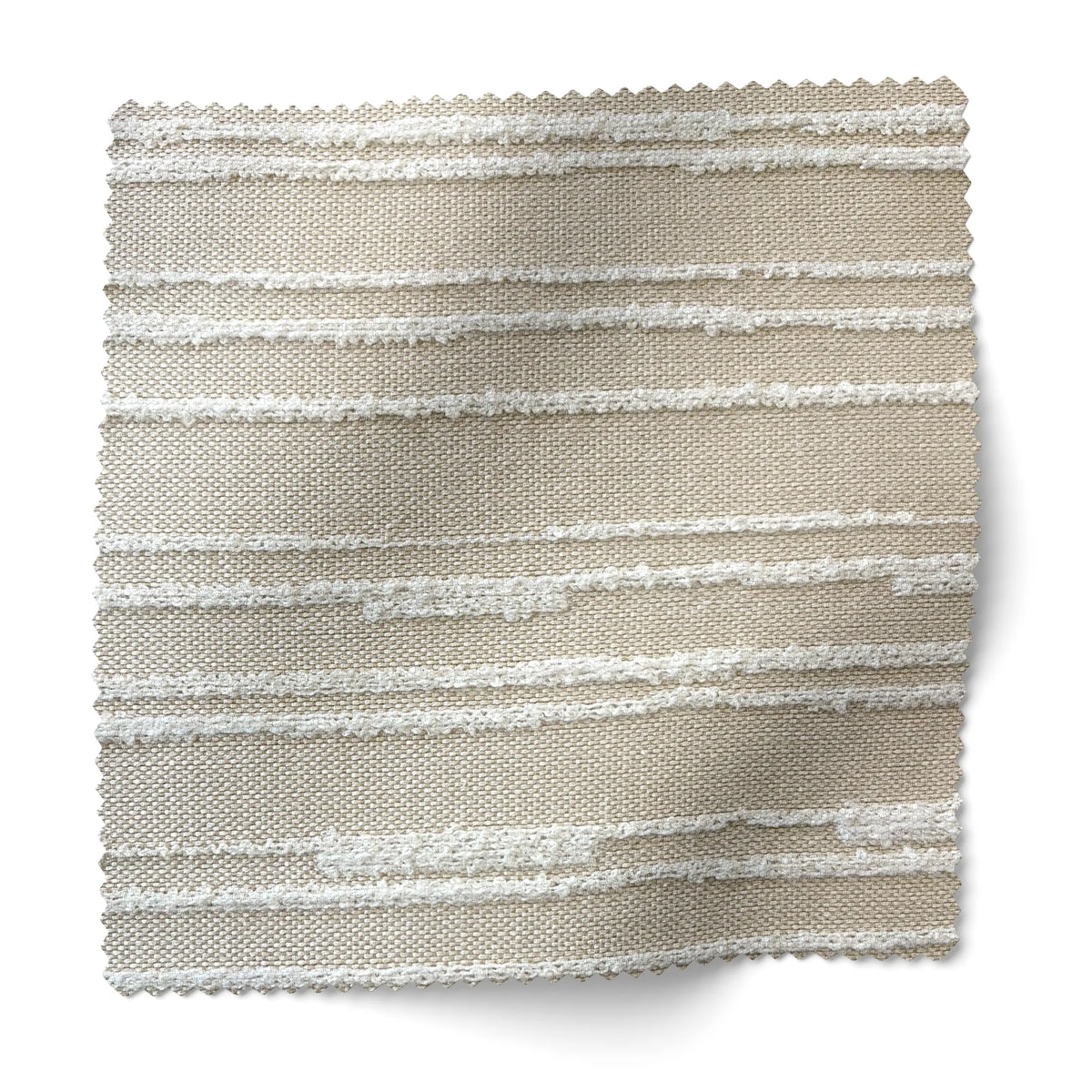 Washout fabric swatch in Hominy by Emily Daws — 6x6 woven upholstery fabric sample, Waterways Collection