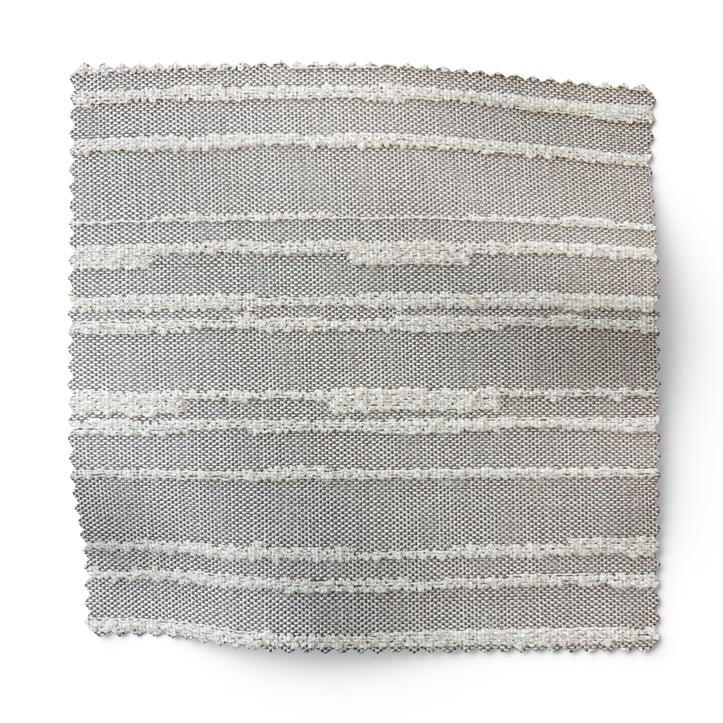 Washout fabric swatch in Pebble by Emily Daws β 6x6 woven upholstery fabric sample, Waterways Collection