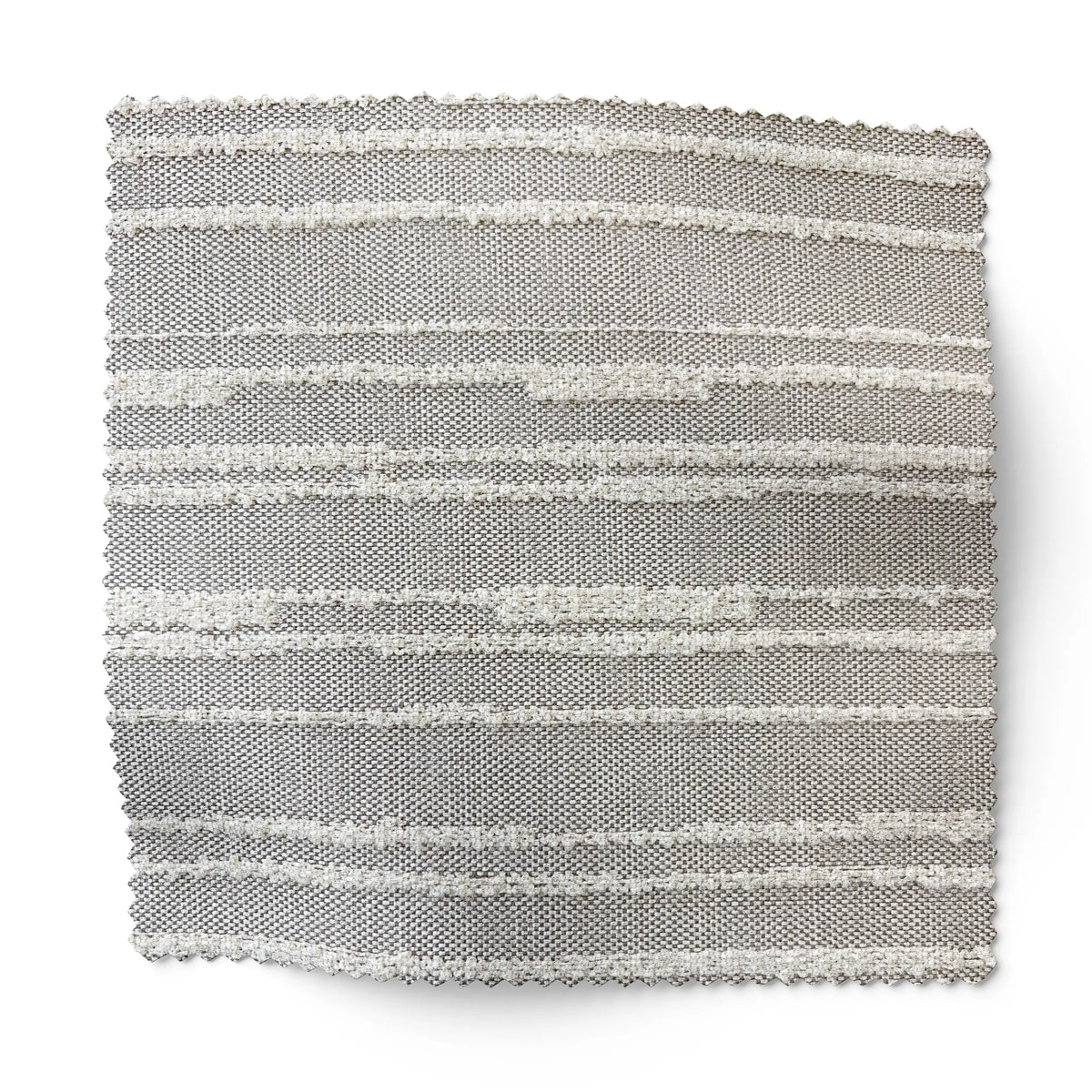 Washout fabric swatch in Pebble by Emily Daws — 6x6 woven upholstery fabric sample, Waterways Collection