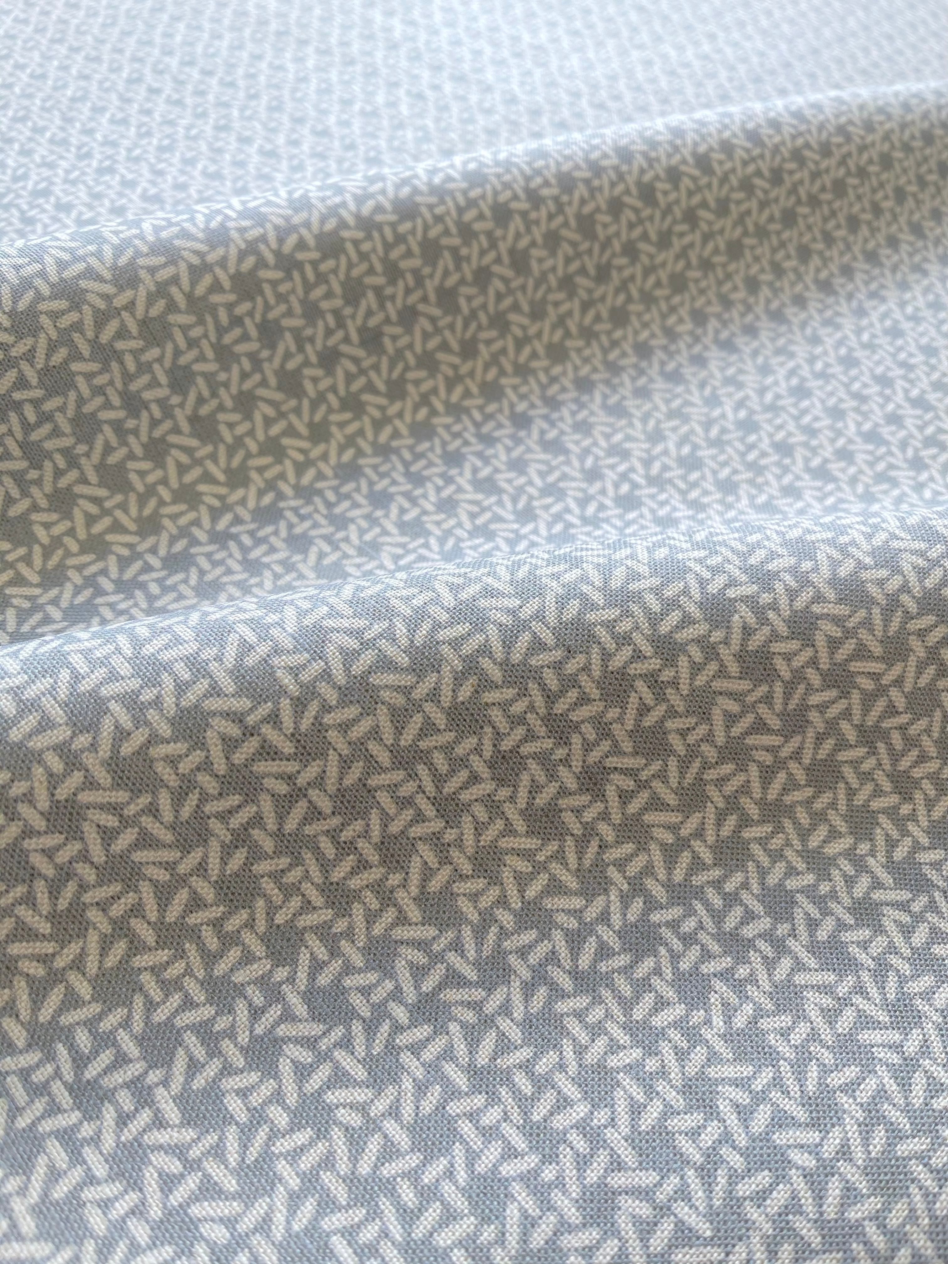 Carolina Rice pillow in Chambray – close-up of the fabric texture and pattern on linen backing