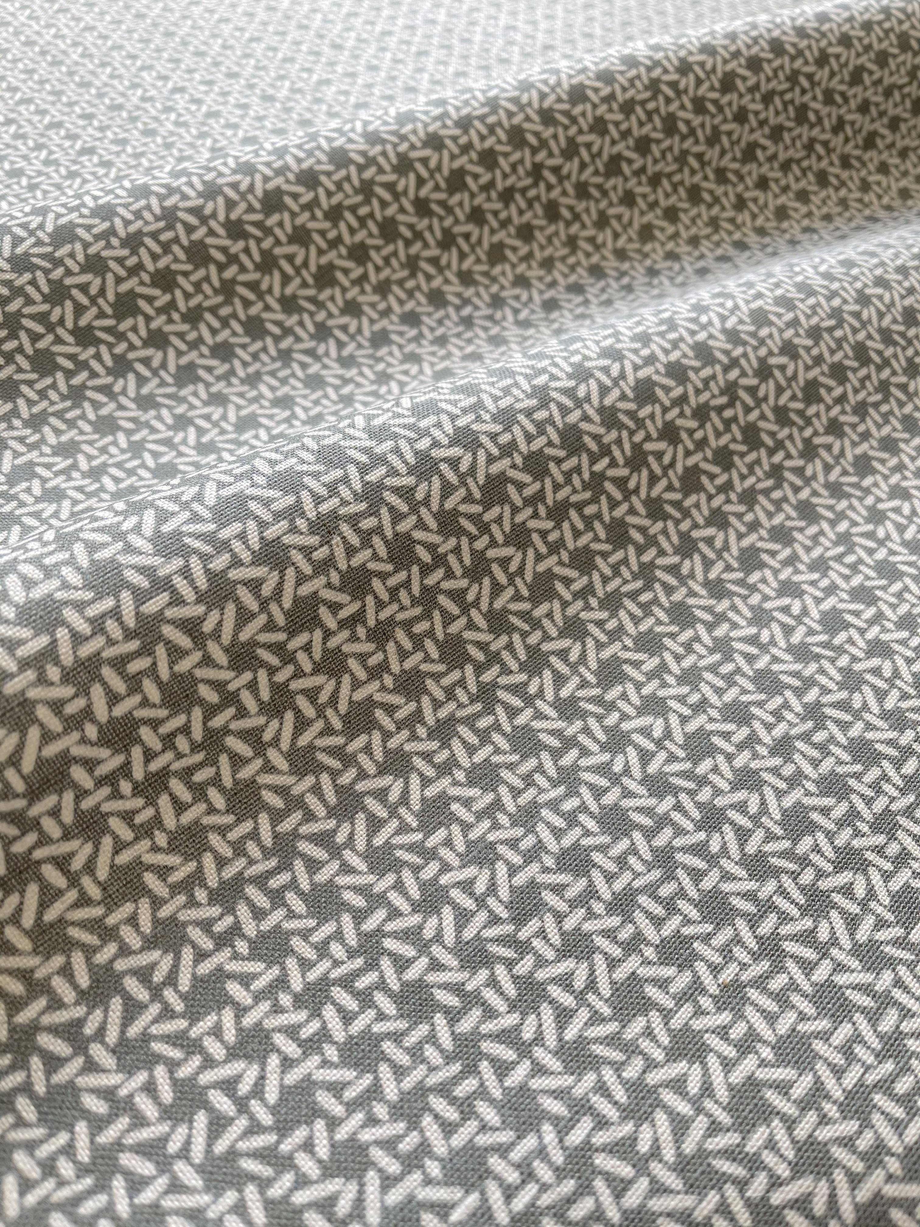 Carolina Rice fabric in Pine by Emily Daws – swatch view showing pattern and color details – Charleston fabric by the yard for interiors
