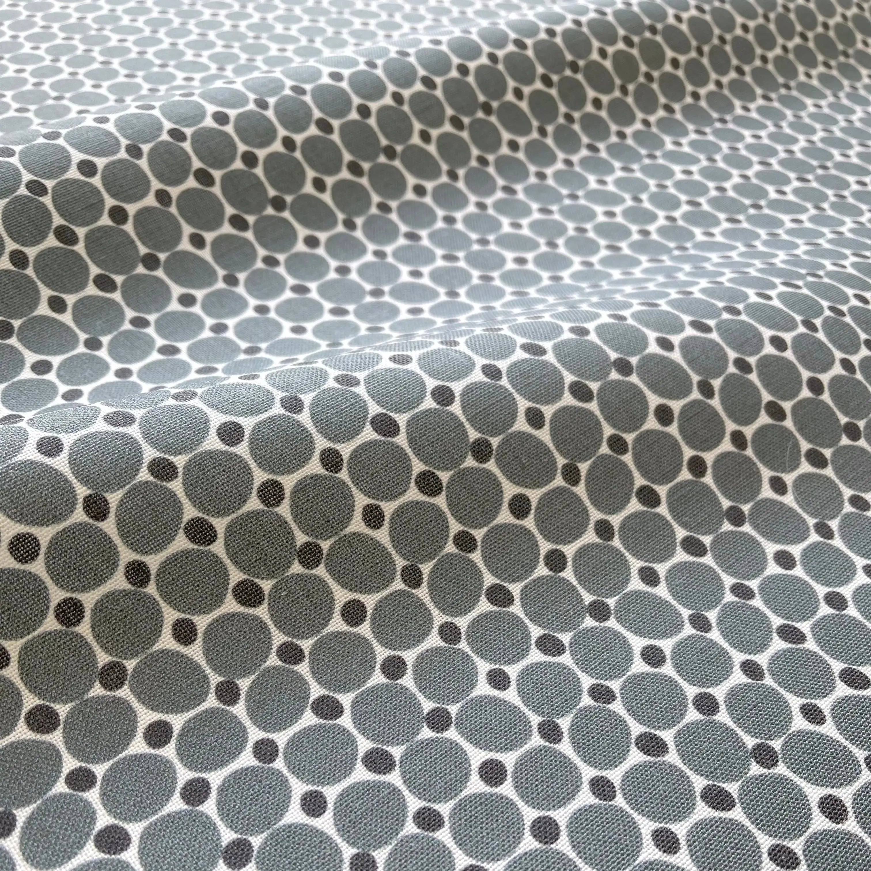 Cobblestone fabric in Gem by Emily Daws — close-up detail of Belgian linen, Charleston Collection