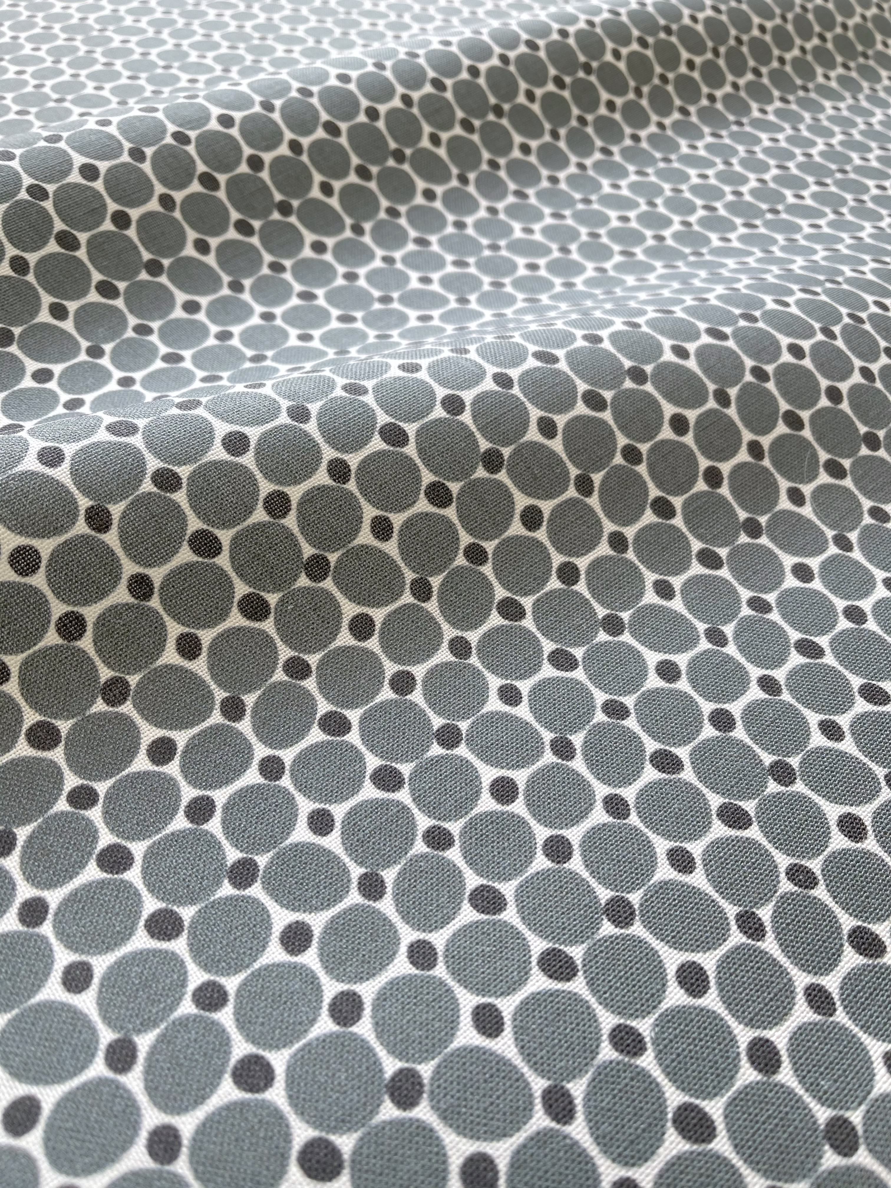 Cobblestone fabric in Gem by Emily Daws – close-up view showcasing linen texture and design – Charleston fabric by the yard for interiors