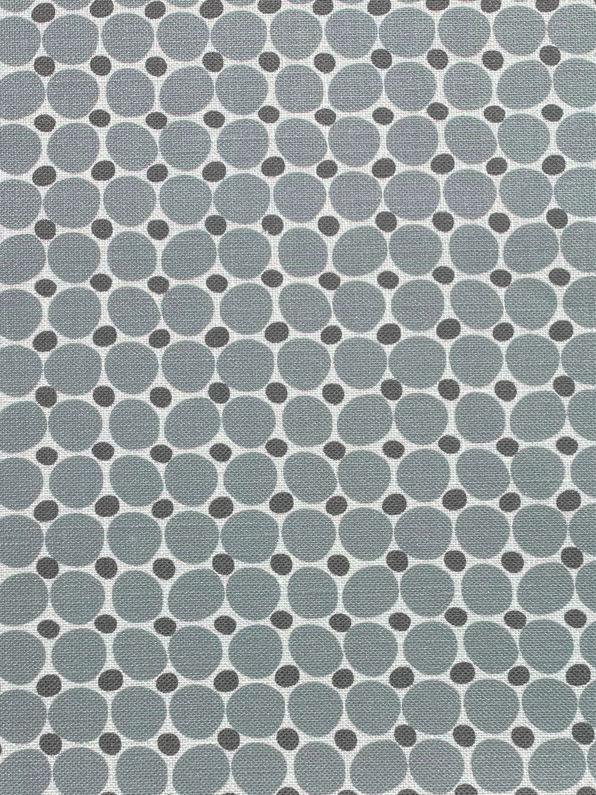 Cobblestone fabric in Lagoon by Emily Daws – close-up view showcasing linen texture and design – Charleston fabric by the yard for interiors