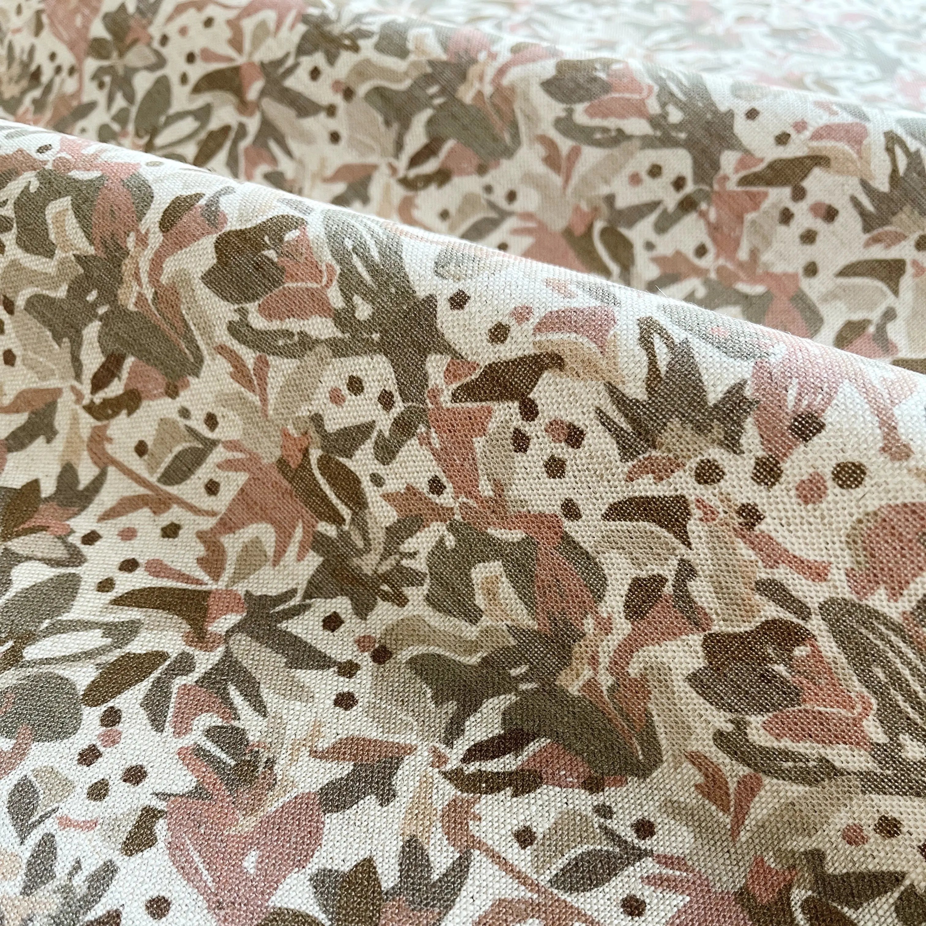 Eden Azalea pillow by Emily Daws styled in an interior β Flora Collection