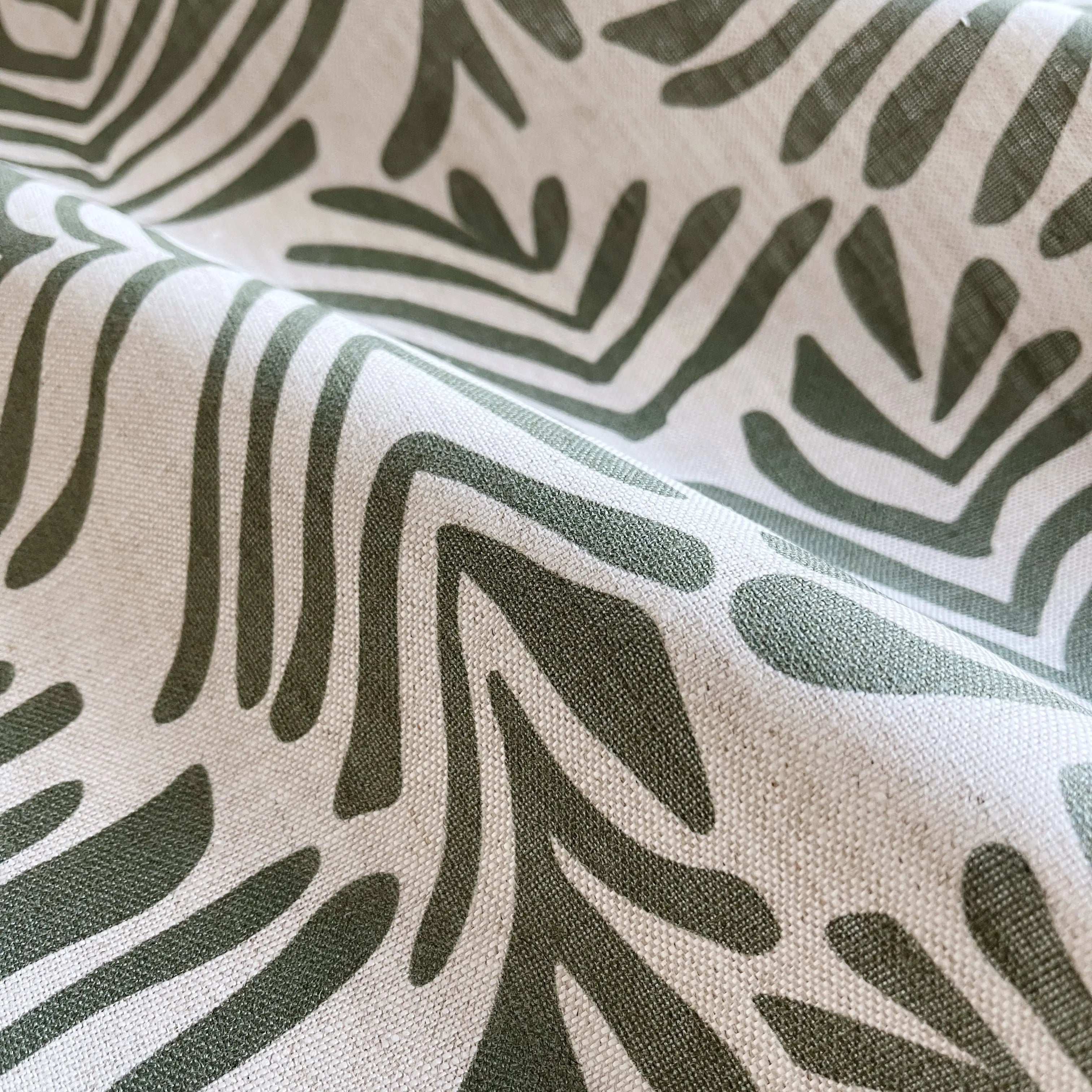 Frond Alpine pillow by Emily Daws styled in an interior β Flora Collection