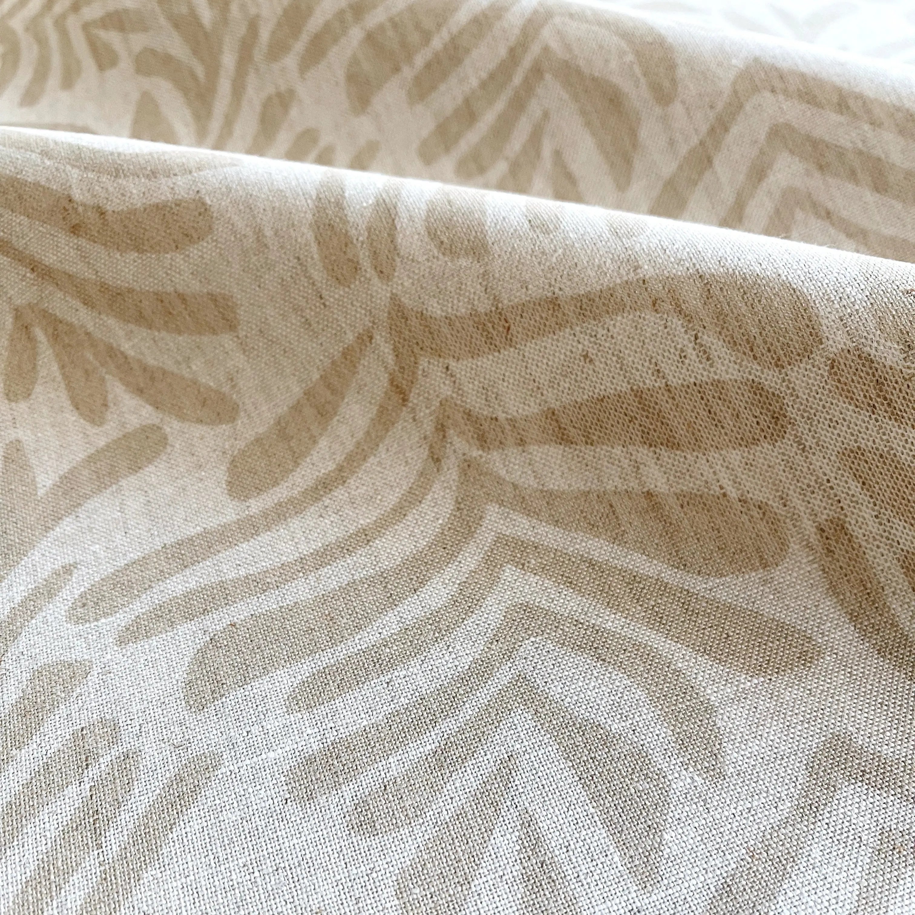 Frond Truffle pillow by Emily Daws styled in an interior β Flora Collection