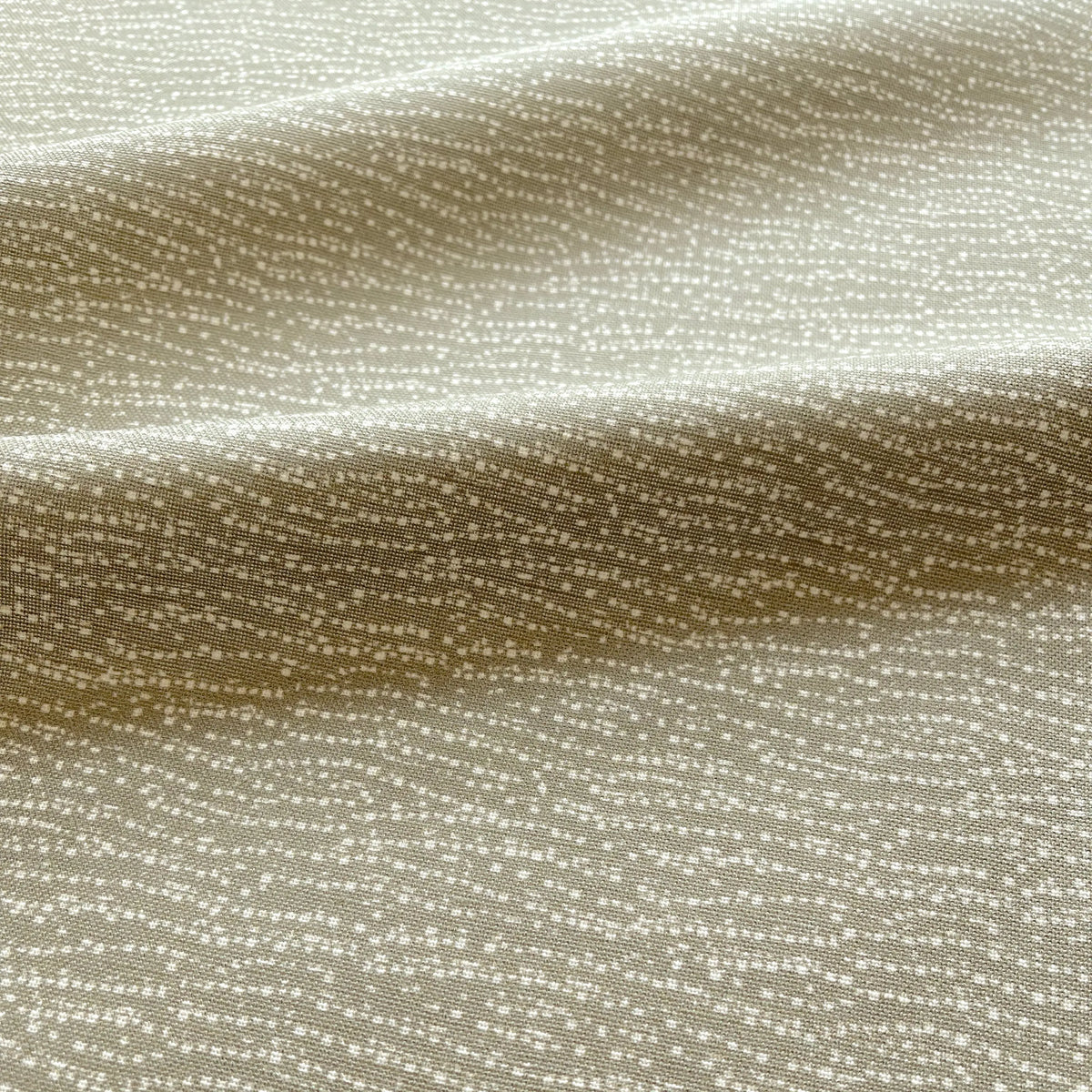 Harbor fabric in Hazel by Emily Daws — close-up detail of Belgian linen, Waterways Collection