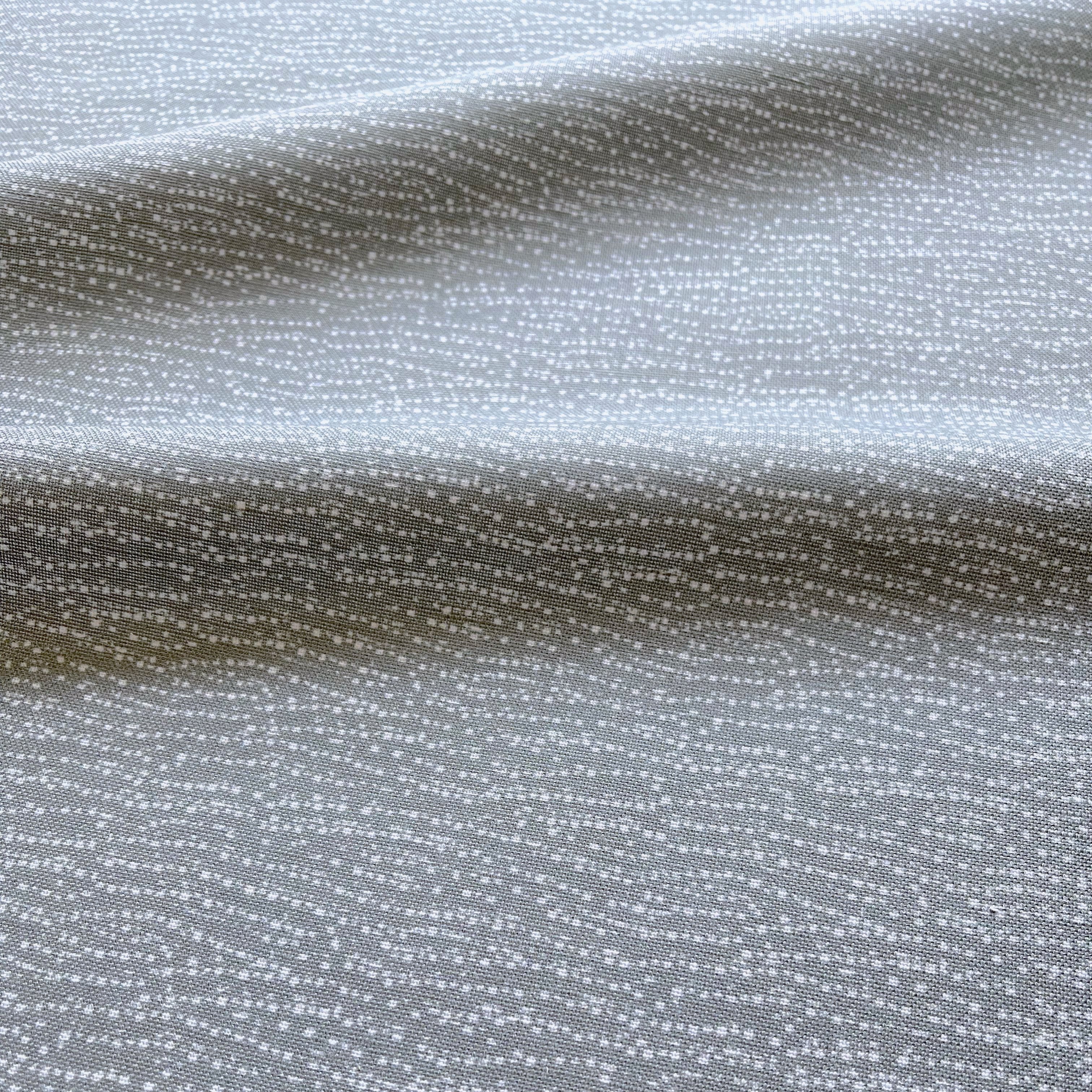 Harbor fabric in Windward by Emily Daws — close-up detail of Belgian linen, Waterways Collection