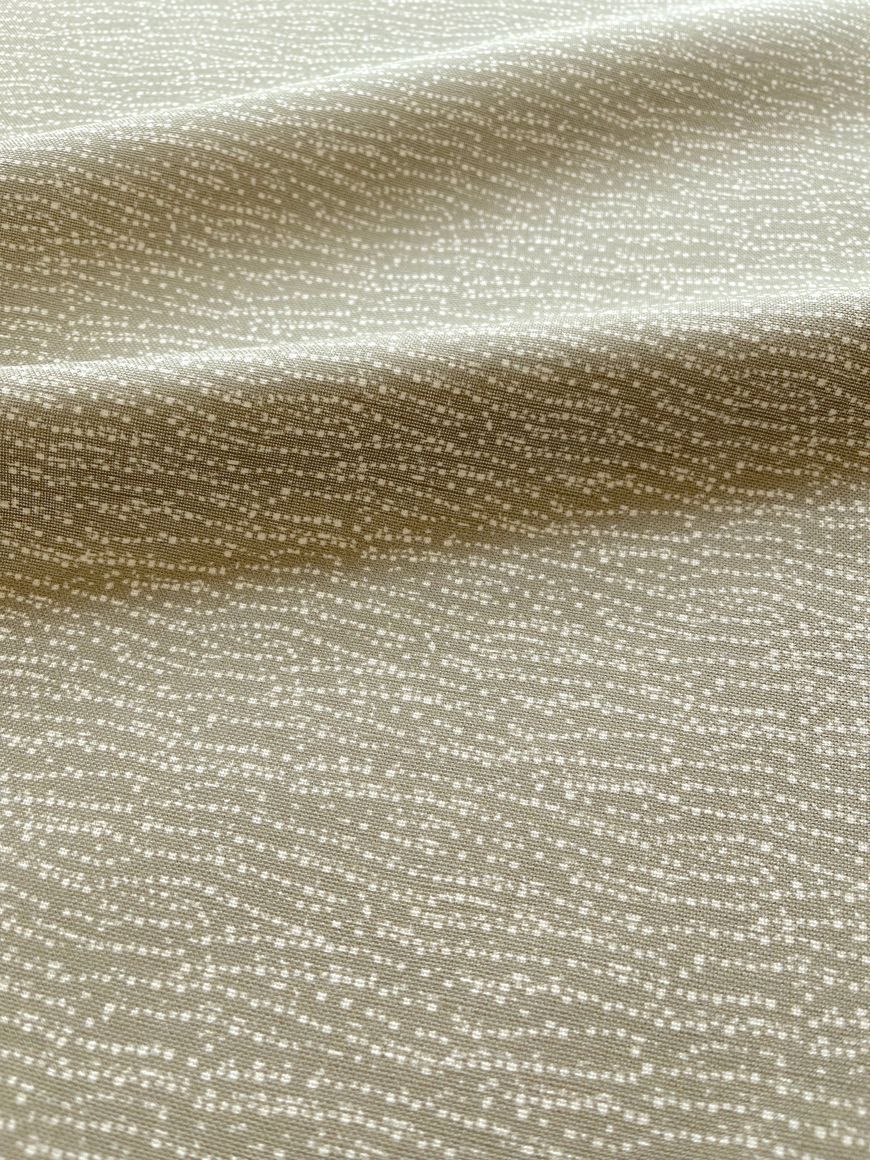 Harbor pillow in Hazel – close-up of fabric texture and linear pattern from the Waterways Collection