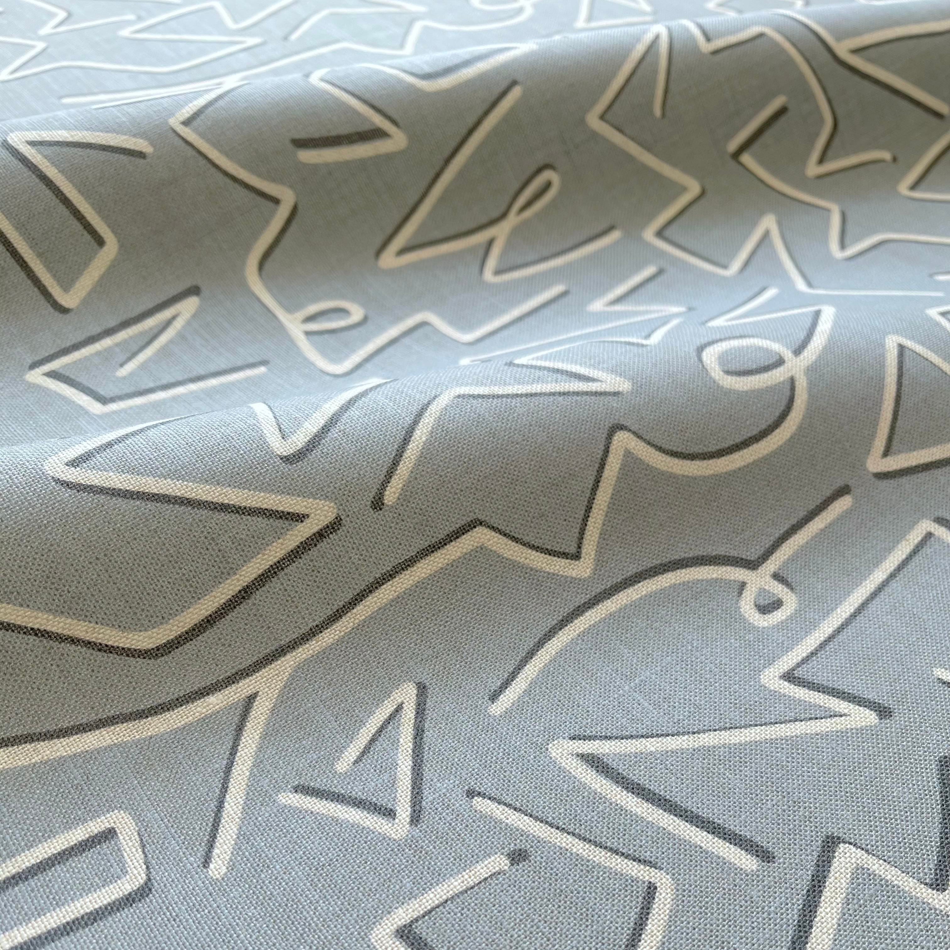 Emily Daws small-batch fabric in luxury linen, perfect for pillows, drapery, and refined interiors.