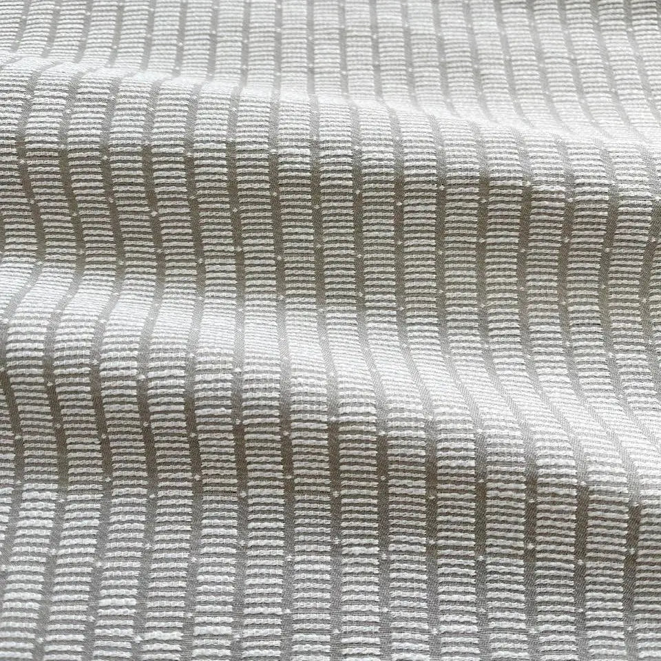 Jetty fabric in Dolphin by Emily Daws — close-up detail of woven upholstery fabric, Waterways Collection