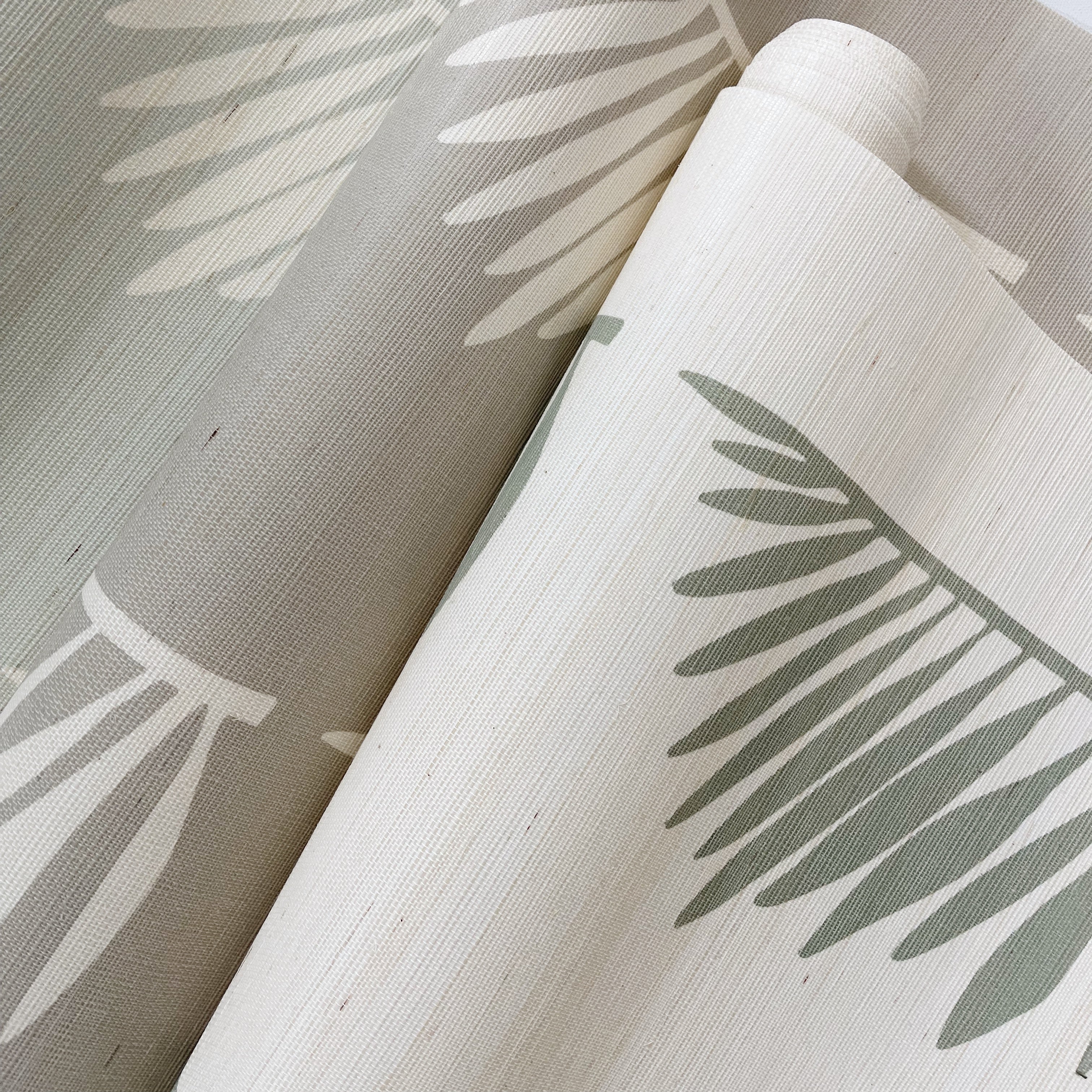 Palmetto Grasscloth wallpaper – all colorways in the collection by Emily Daws for Charleston interiors or...