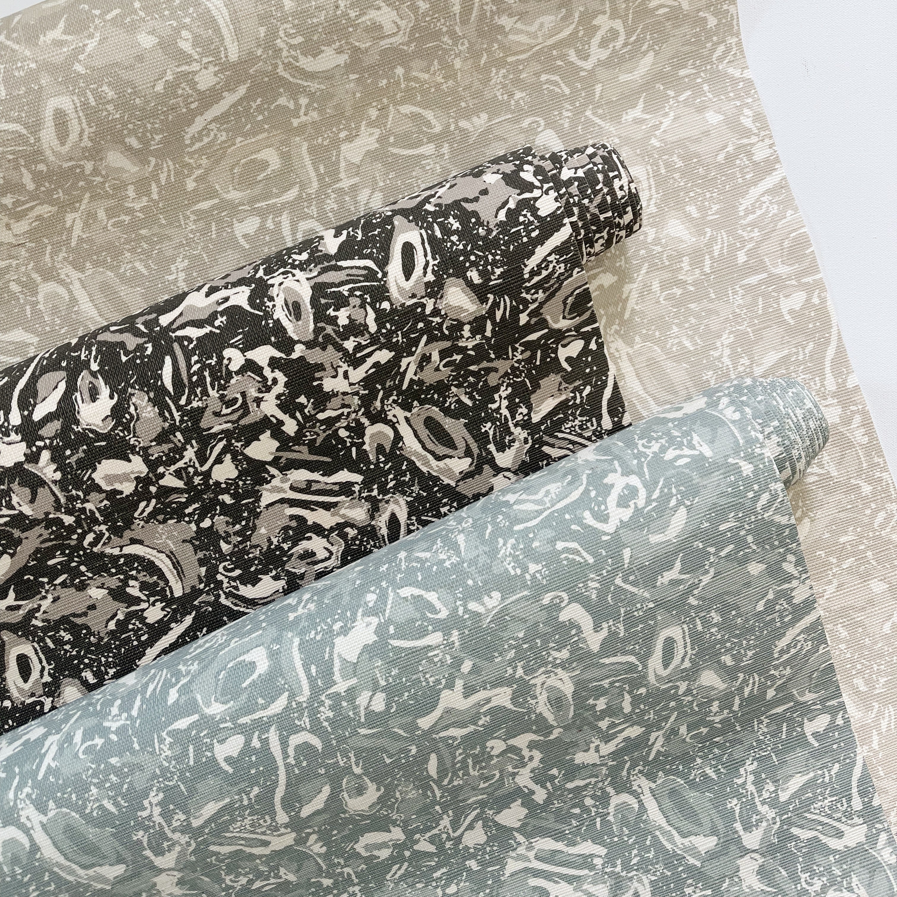 River Reef wallpaper – all colorways in the collection by Emily Daws for Charleston interiors or coastal homes