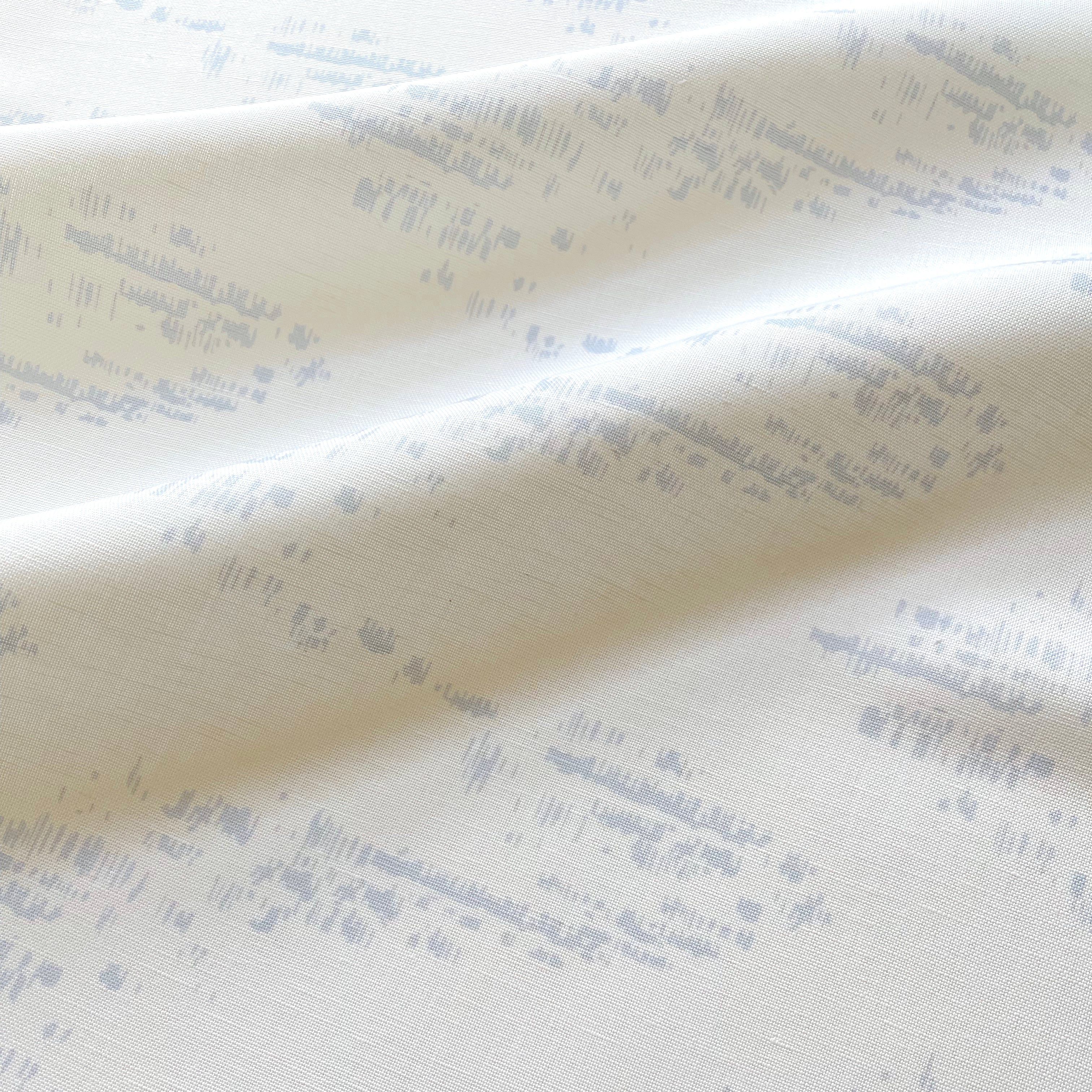 Salt Marsh pillow in Shallow – close-up of fabric texture and linear pattern from the Waterways Collection