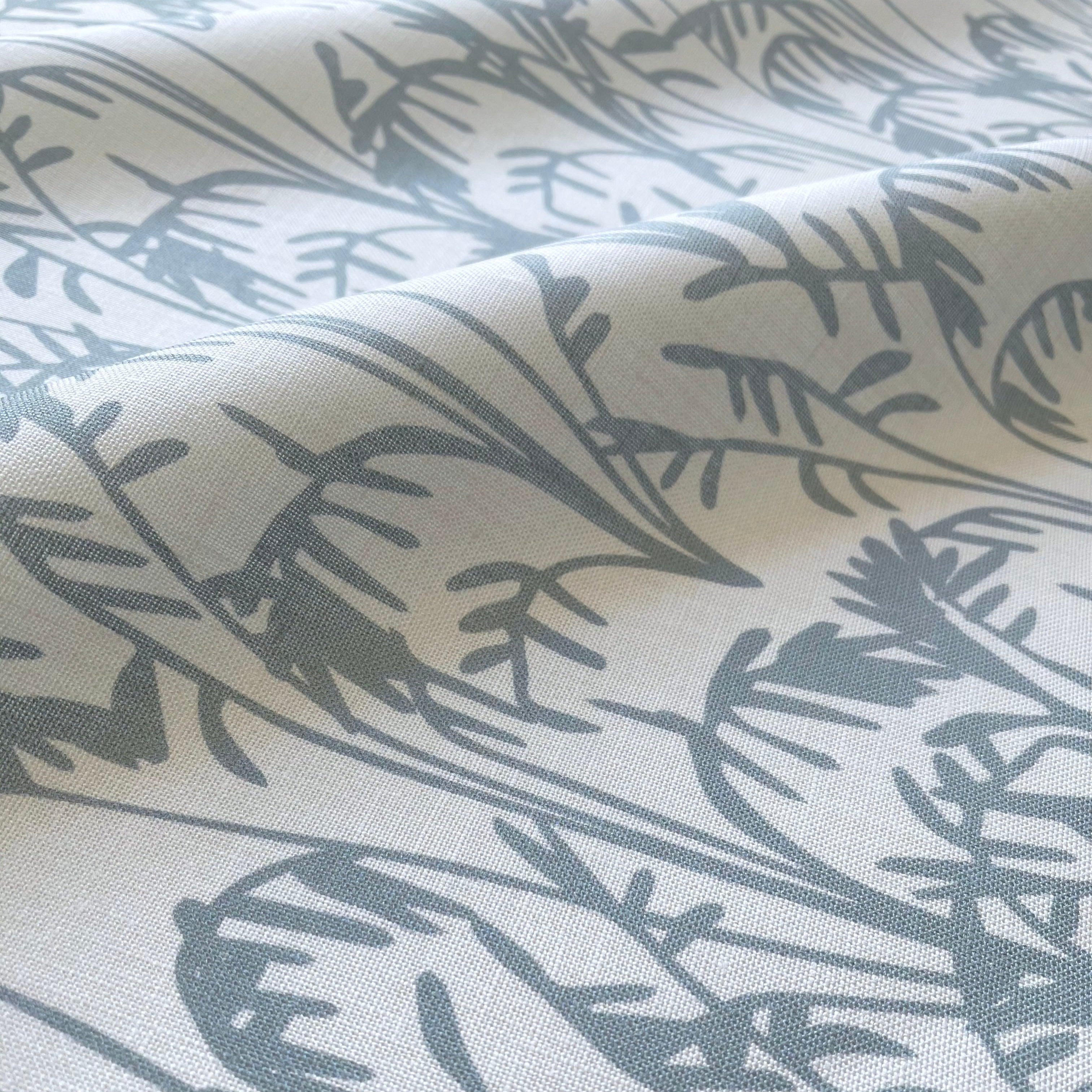 Emily Daws fabric on Belgian linen, perfect for drapery, Roman shades, and bespoke interiors with Southern character.