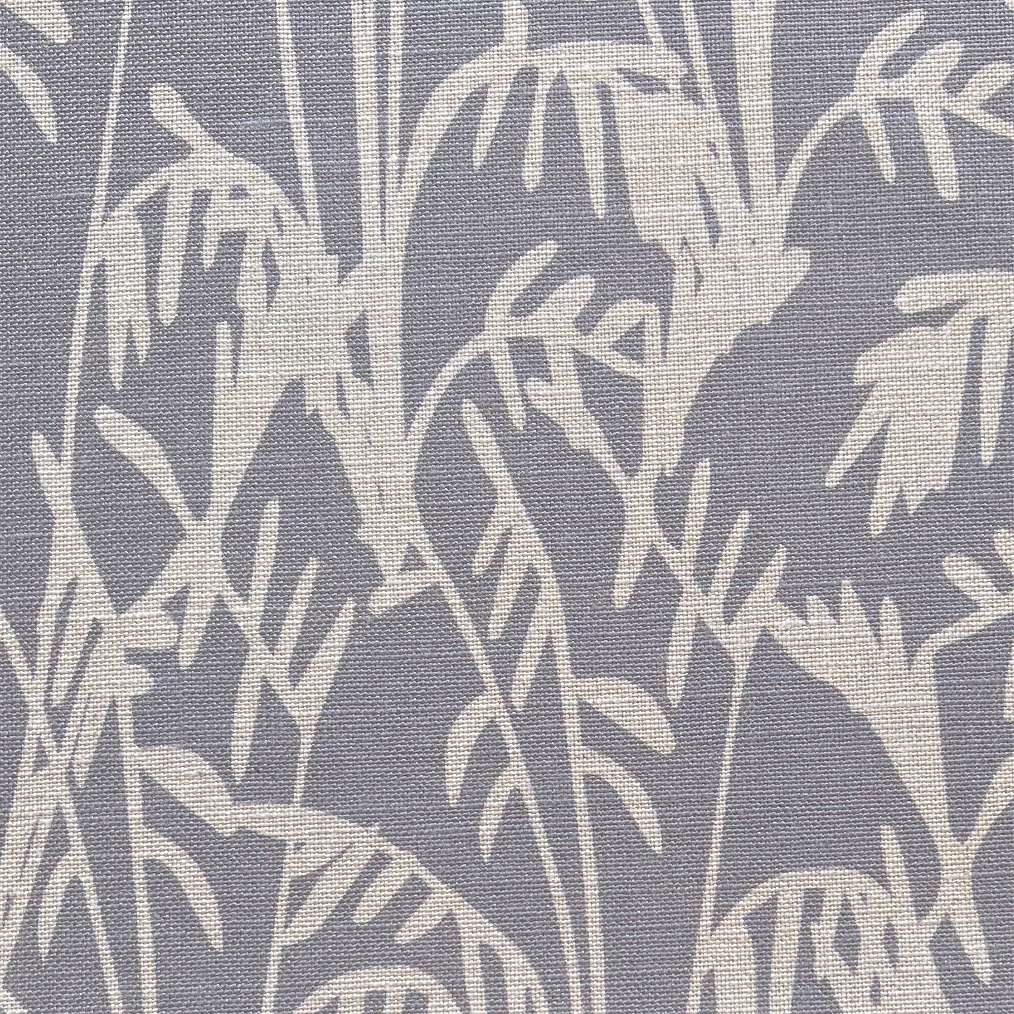 Seabrook II fabric in Twilight by Emily Daws β close-up showing natural fiber texture, ideal for beach house drapery or pillows β Sea Island fabric collection; luxury coastal fabric by the yard for interiors