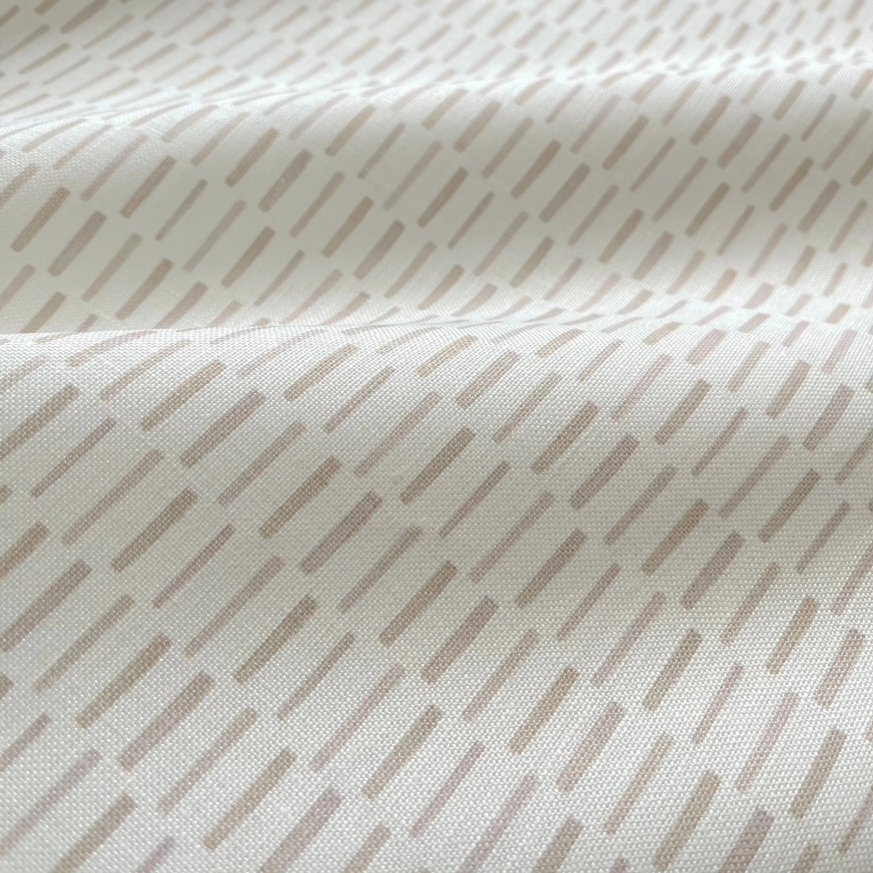 Sweetgrass fabric in Bloom by Emily Daws — close-up detail of Belgian linen, Charleston Collection