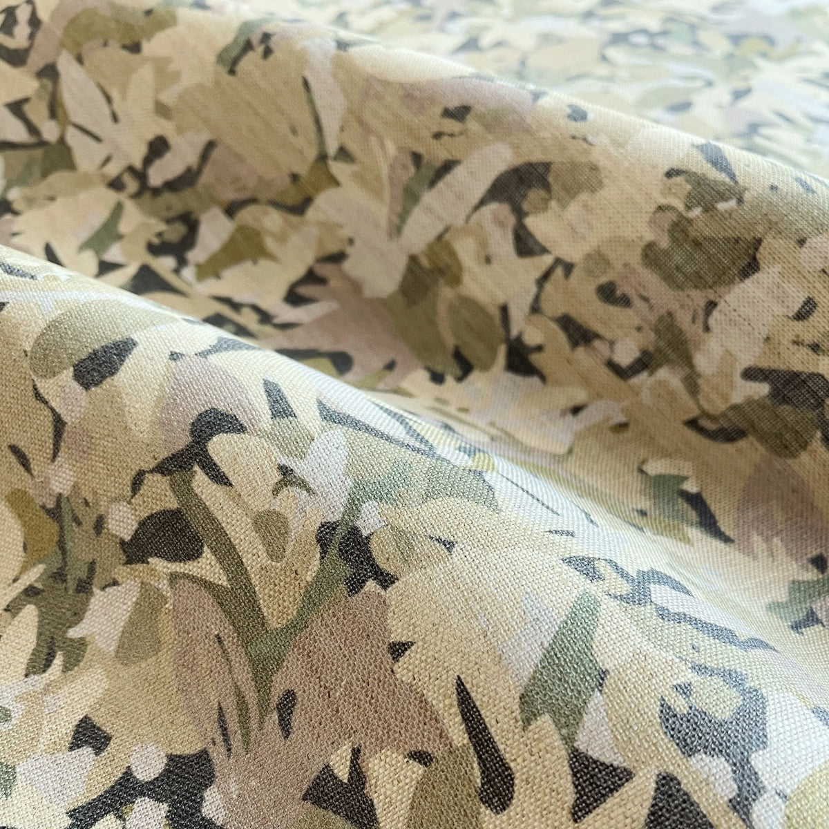 Thicket Sundrop pillow by Emily Daws styled in an interior — Flora Collection