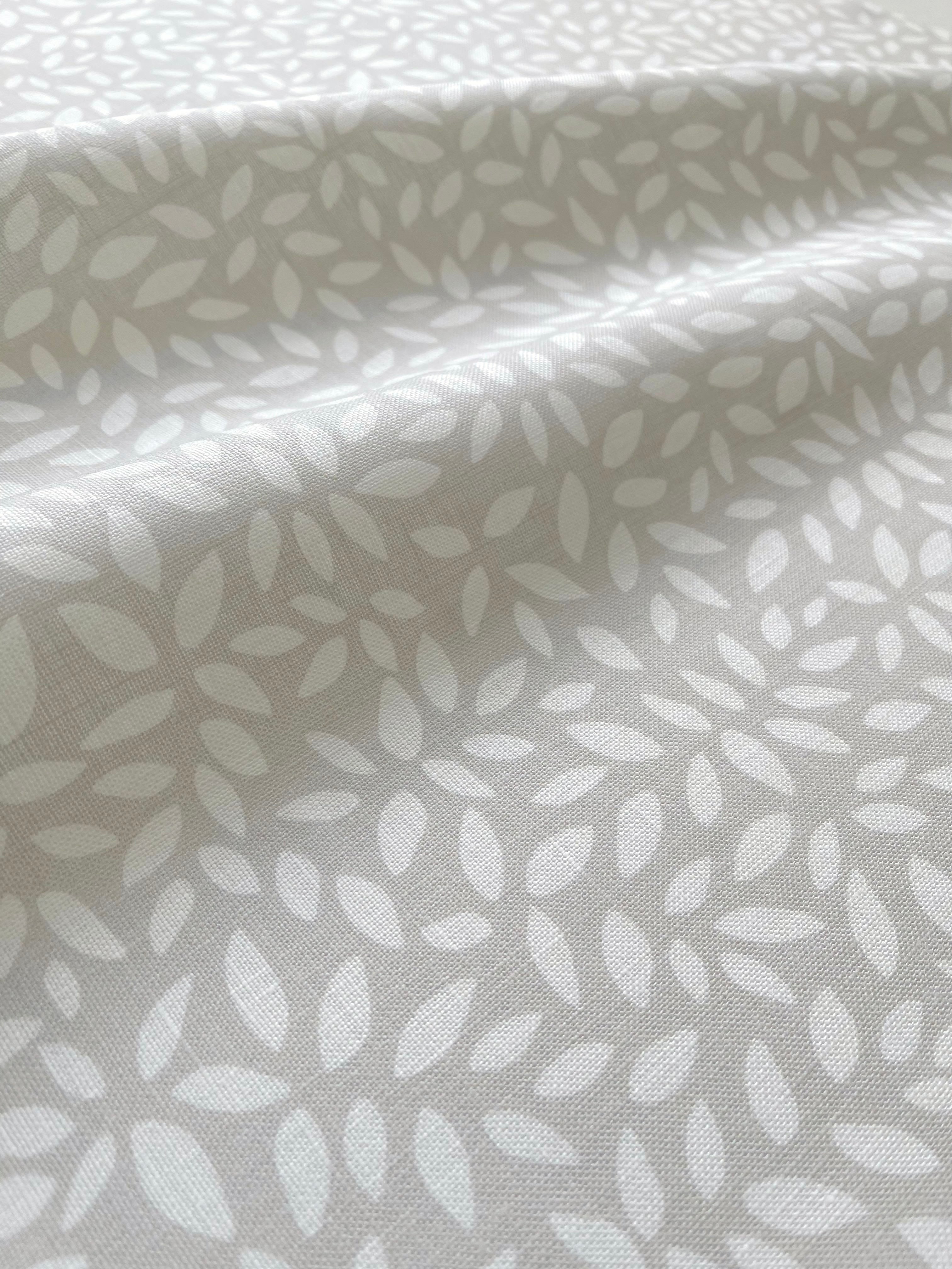 Wadmalaw fabric in Oat by Emily Daws – close-up showing natural fiber texture, ideal for beach house drapery or pillows – Sea Island fabric collection; luxury coastal fabric by the yard for interiors