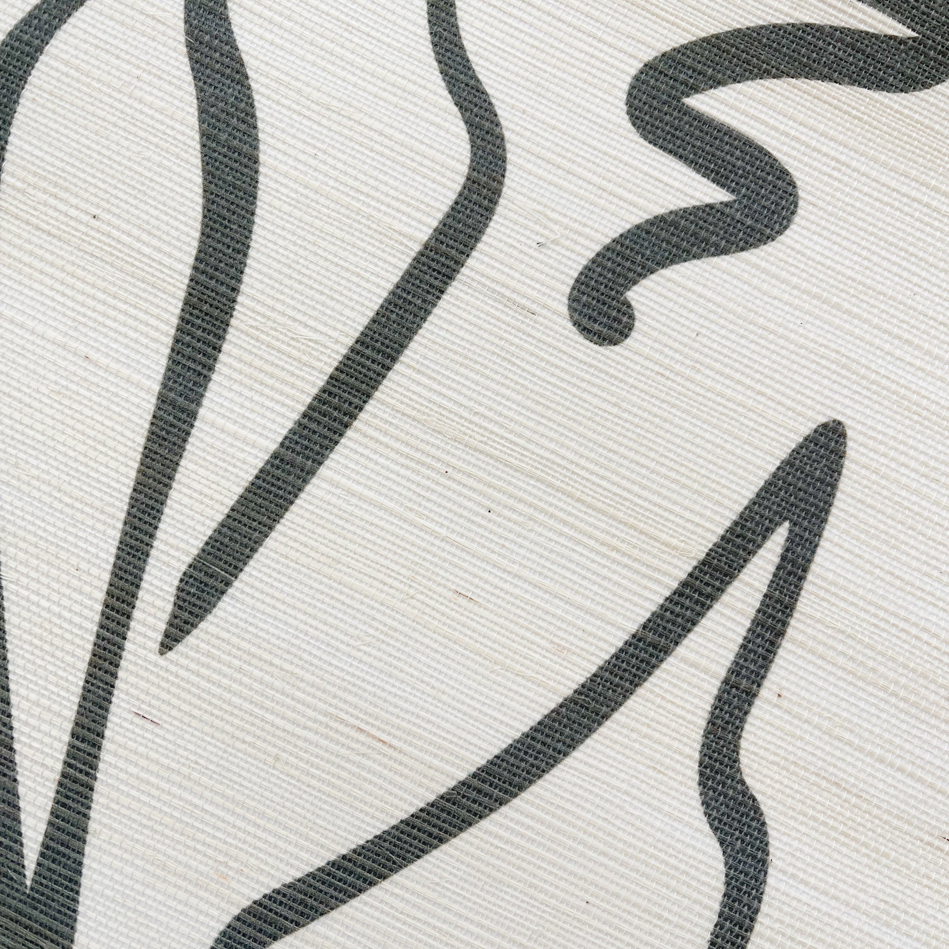 Grasscloth wallcovering by Emily Daws, designed for interior designers seeking bespoke Southern-inspired interiors.