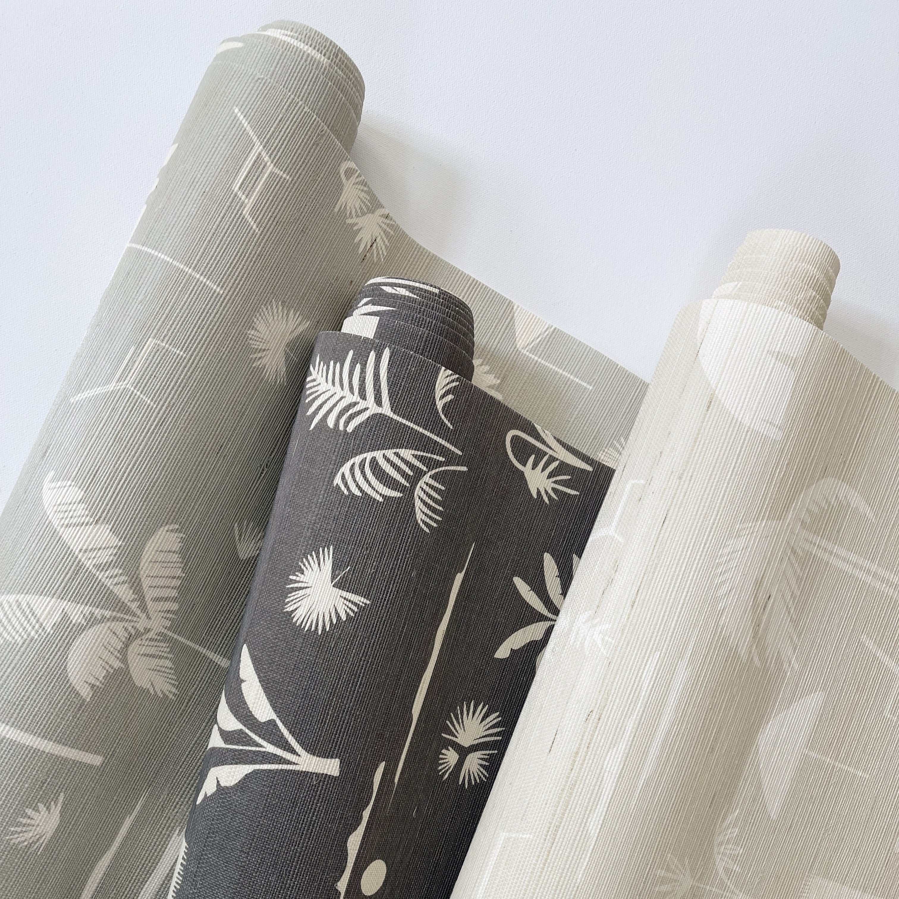 Folly Toile wallpaper in Storm styled by Emily Daws – shown in a Charleston home entryway