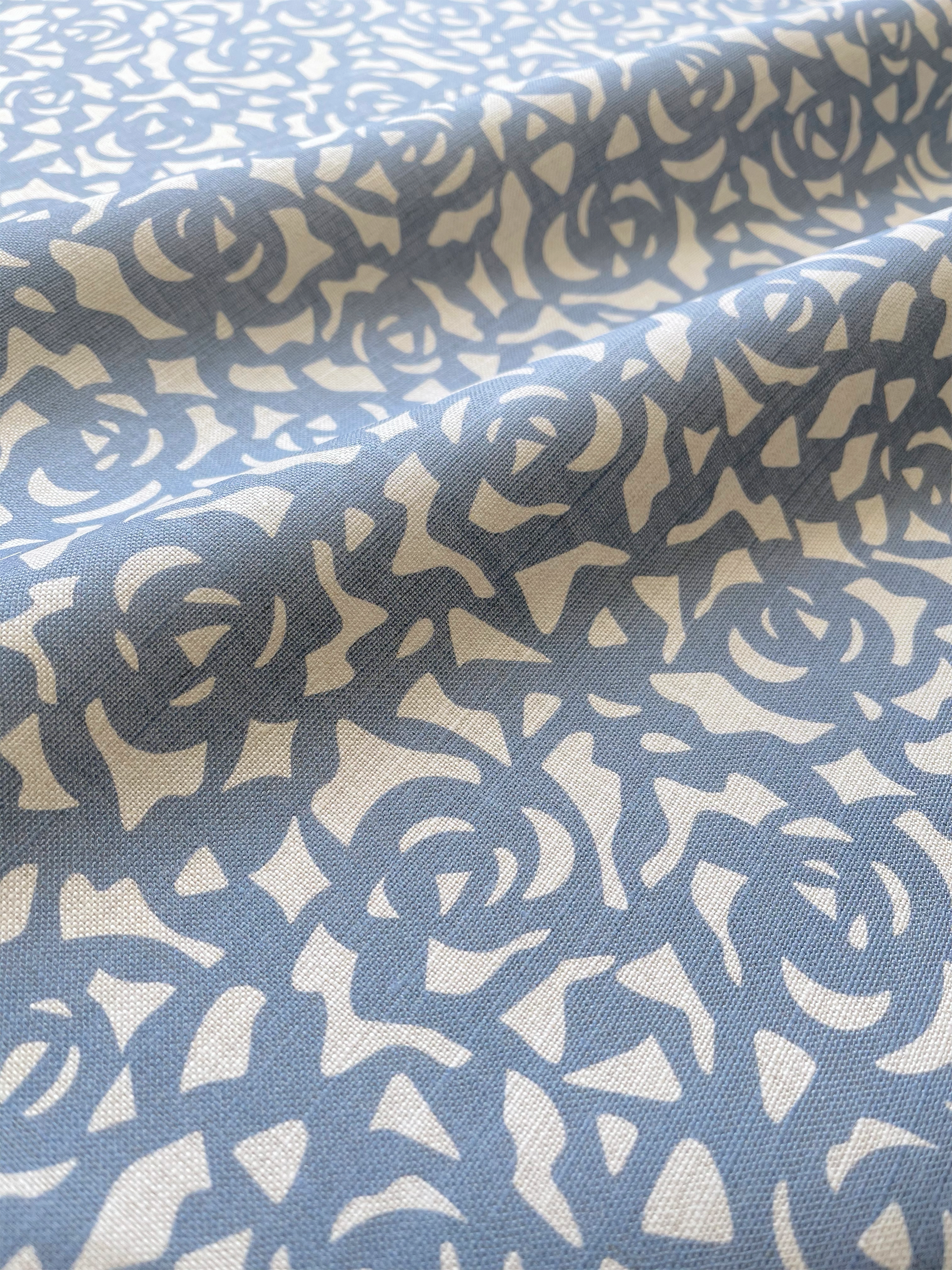 Gardenia Fabric in Cobalt
