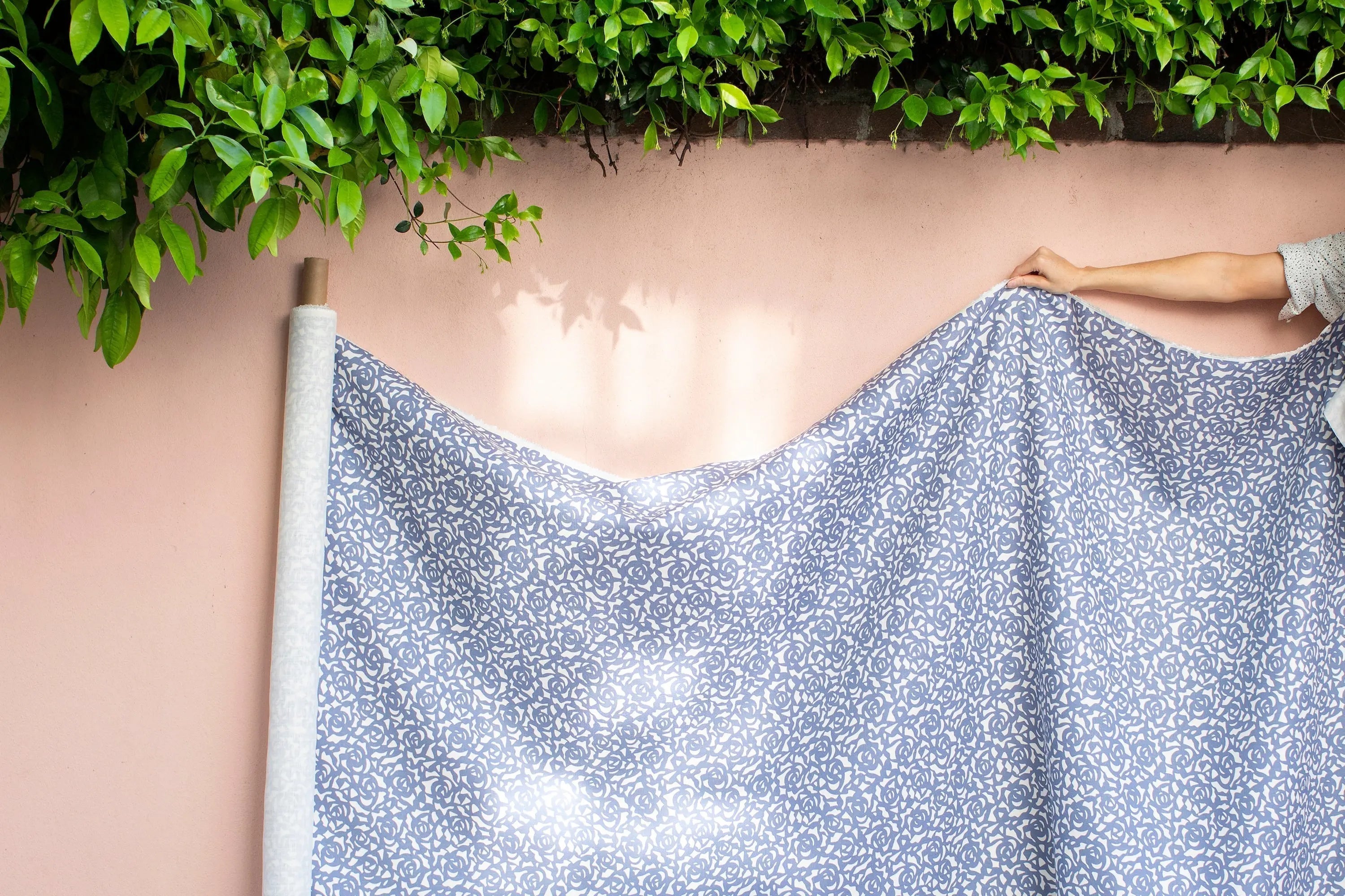Printed fabric by yard up close by Emily Daws 