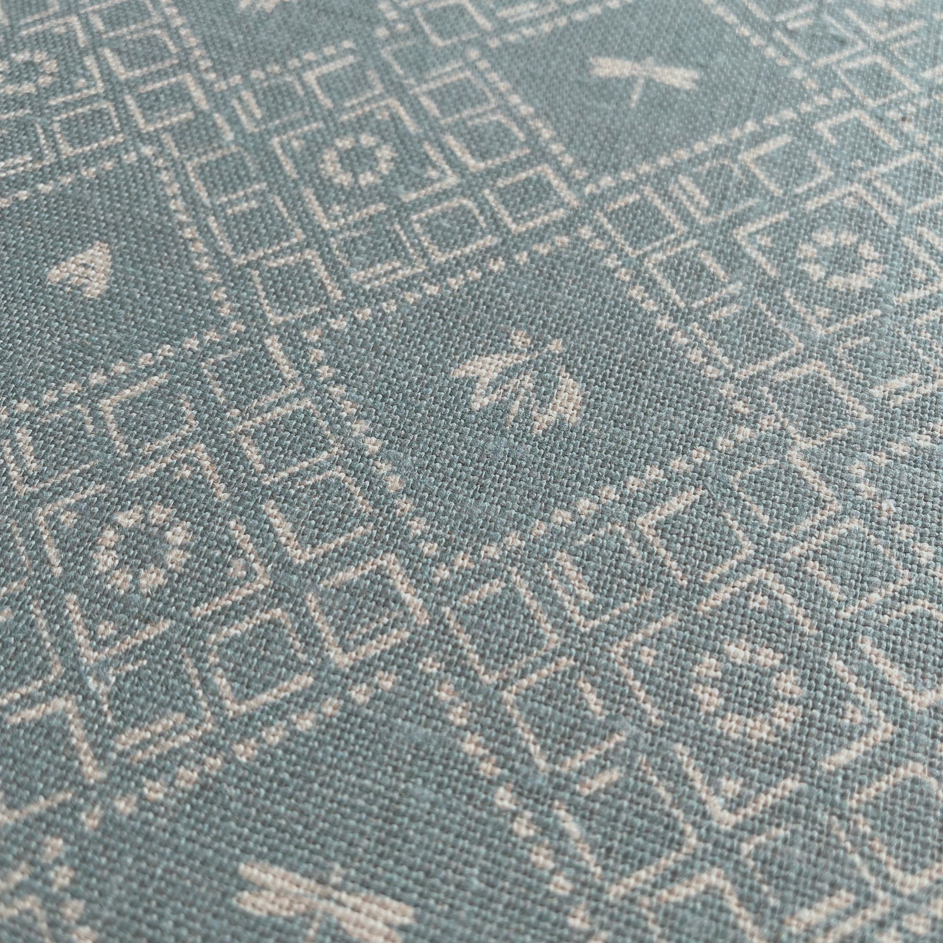 Americana Fabric in Teal