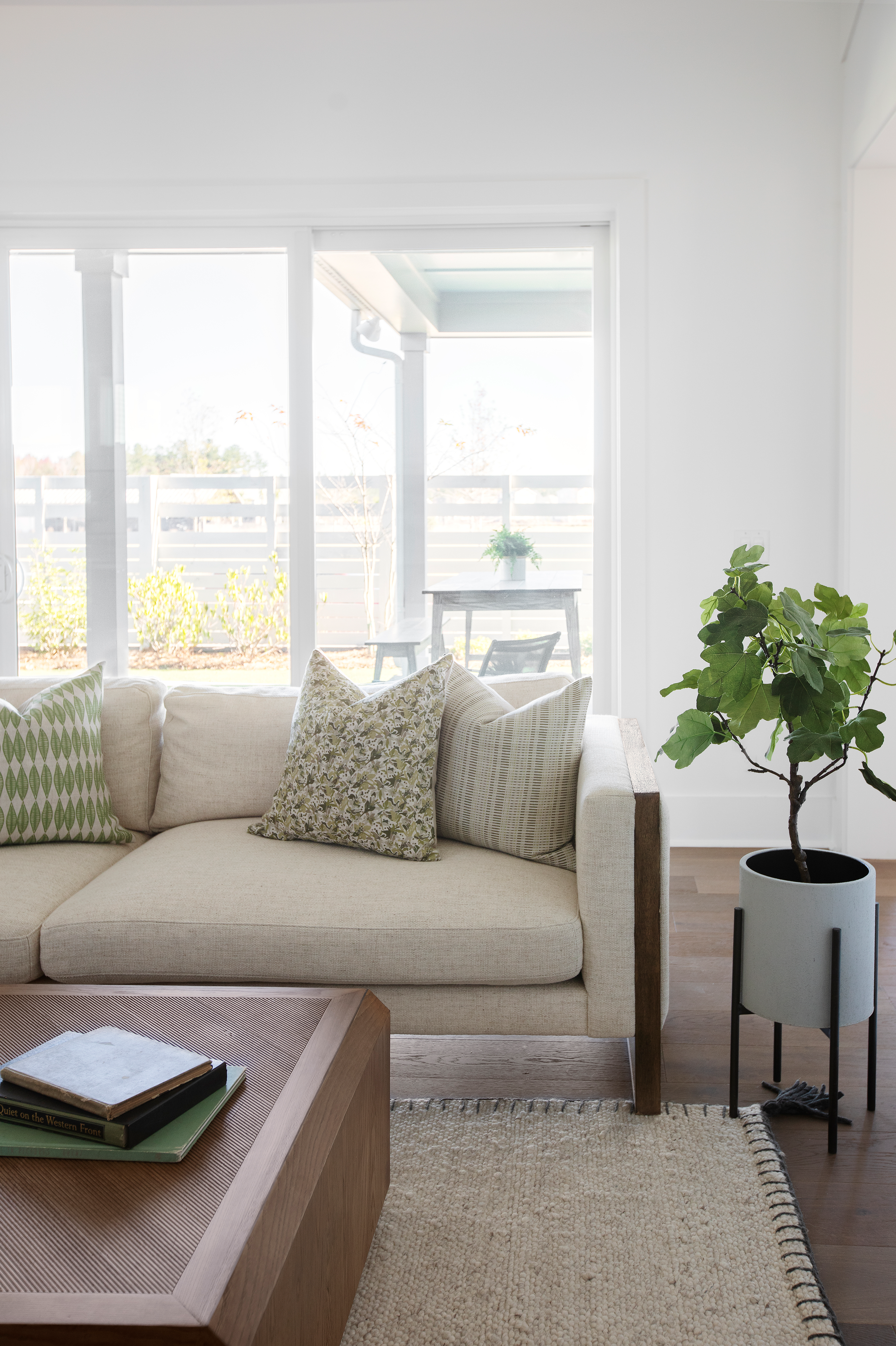 Birch Pillow in Bamboo