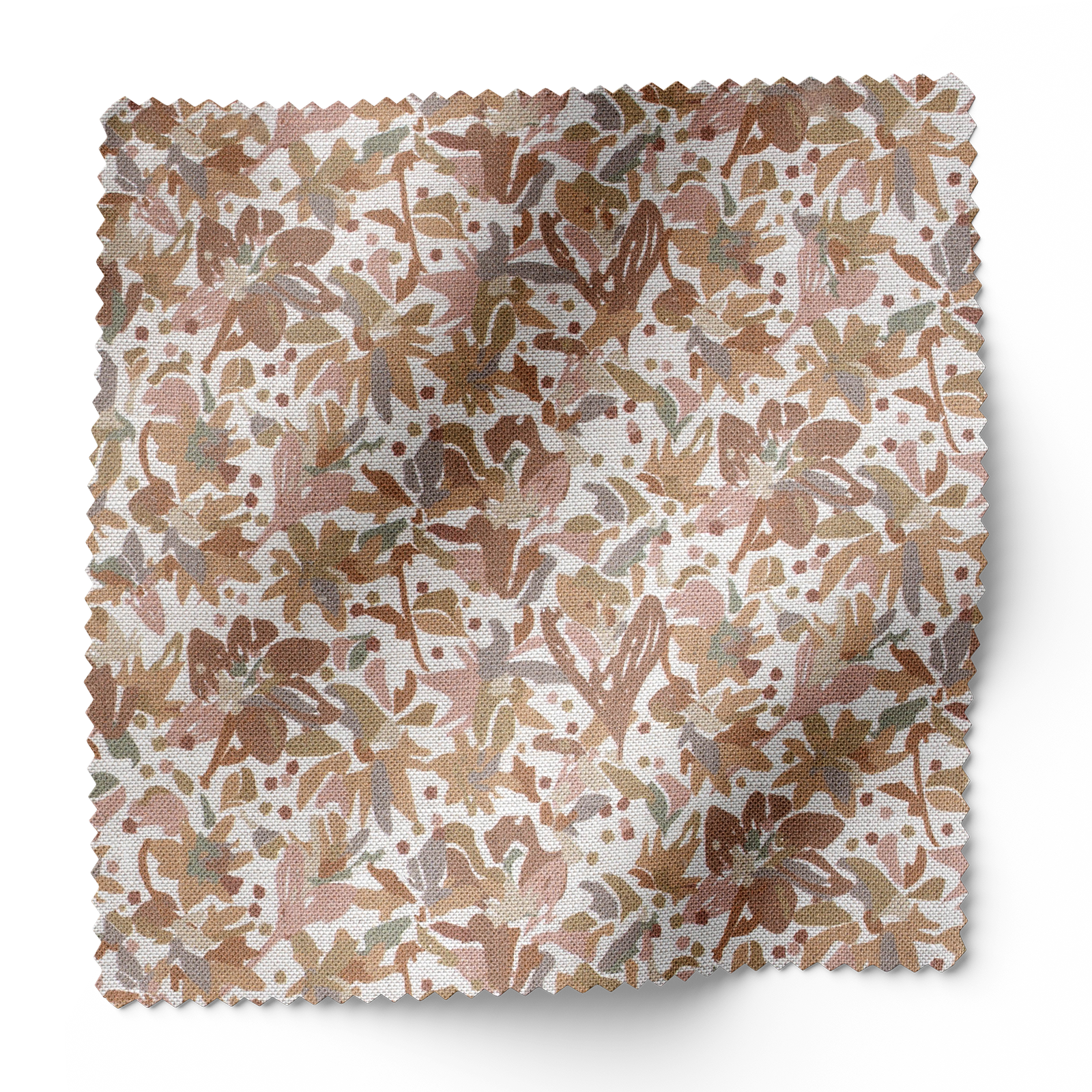 Eden fabric in Autumn by Emily Daws – floral swatch ideal for drapery or upholstery in mountain homes