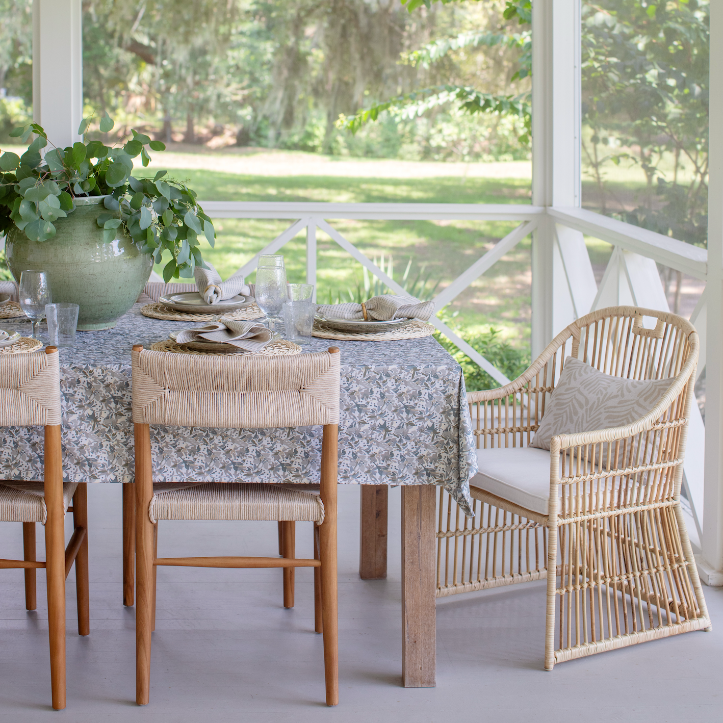 Small-batch fabric by Emily Daws created for interior designers seeking artisanal wallcoverings, pillows, and textiles.