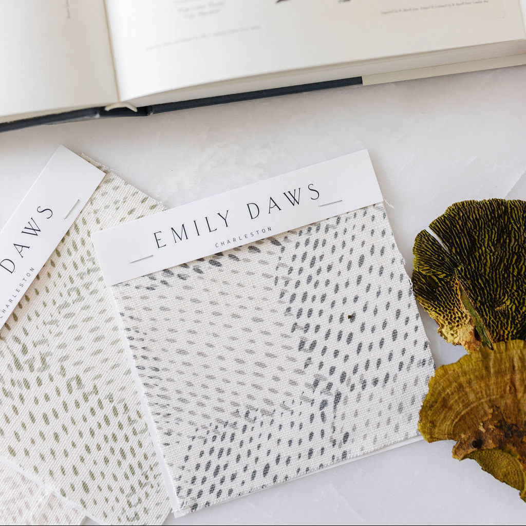 Luxury Belgian linen fabric by Emily Daws, crafted for interior designers seeking refined, Southern-inspired interiors.