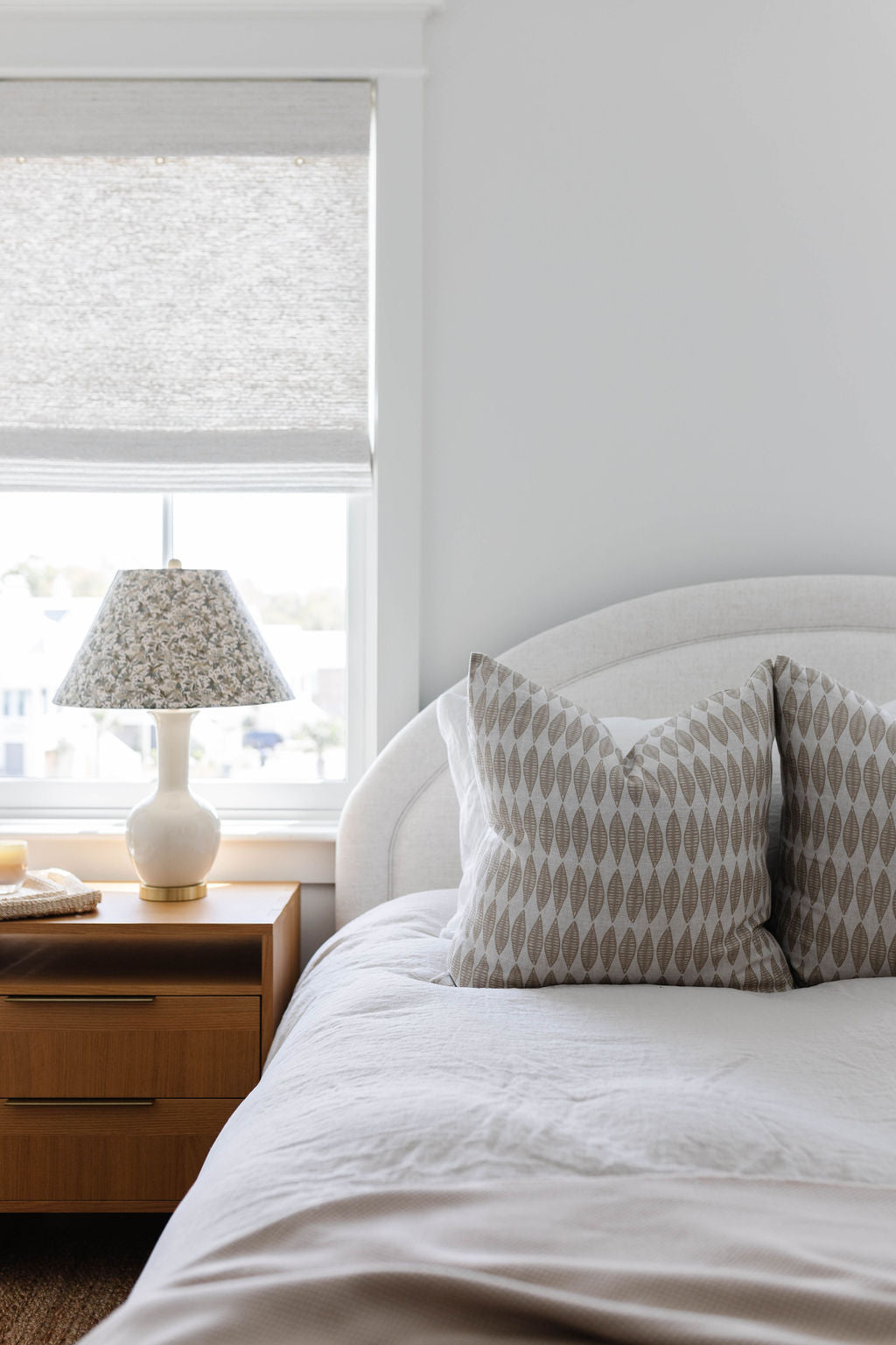 Leaflette Pillow in Suede