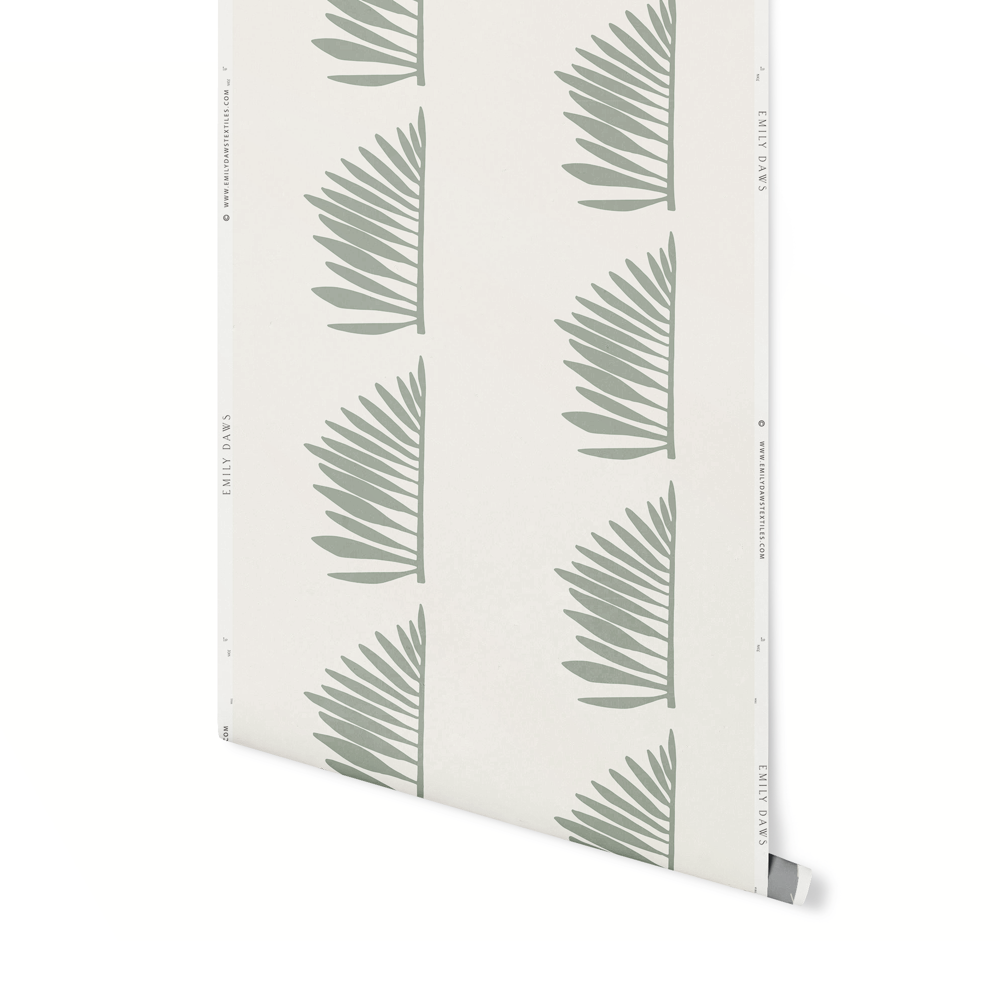 Palmetto Wallpaper in Sage