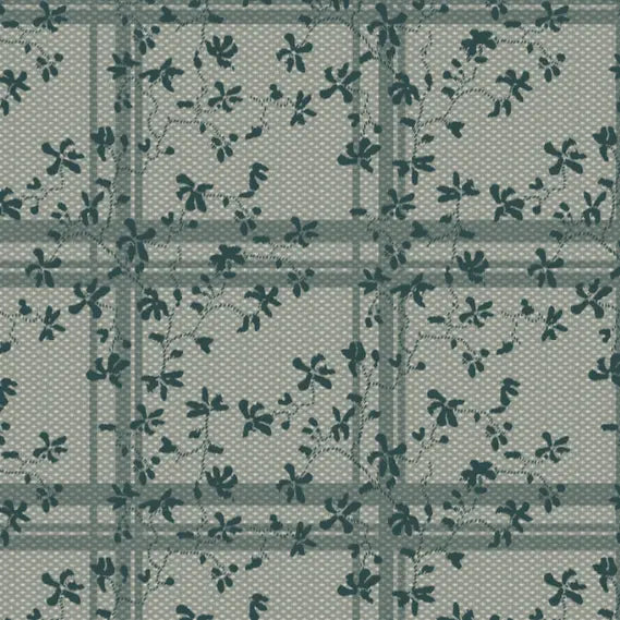 Jasmine Plaid Fabric in Julep