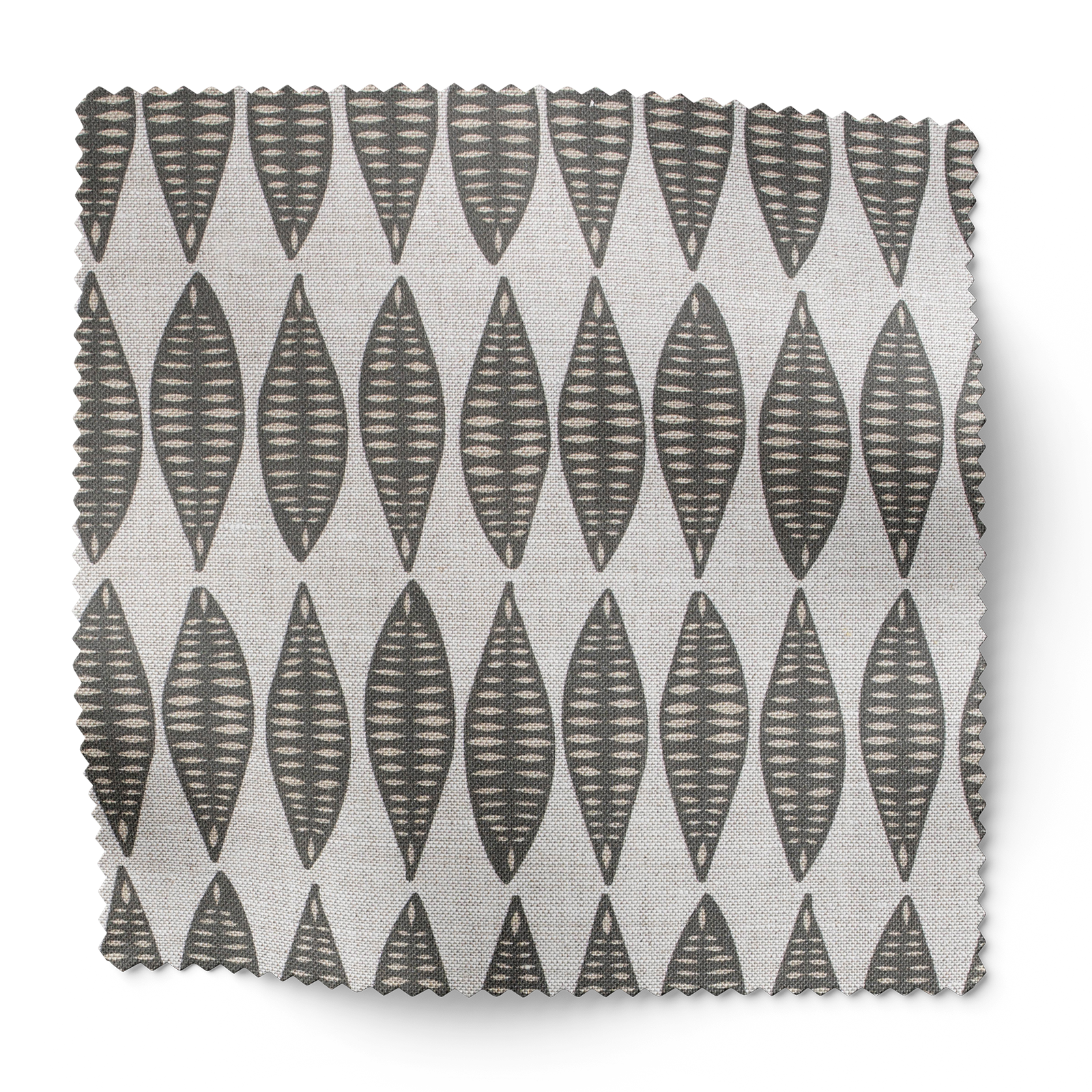 Leaflette fabric in Peppercorn by Emily Daws – floral swatch ideal for drapery or upholstery in mountain homes